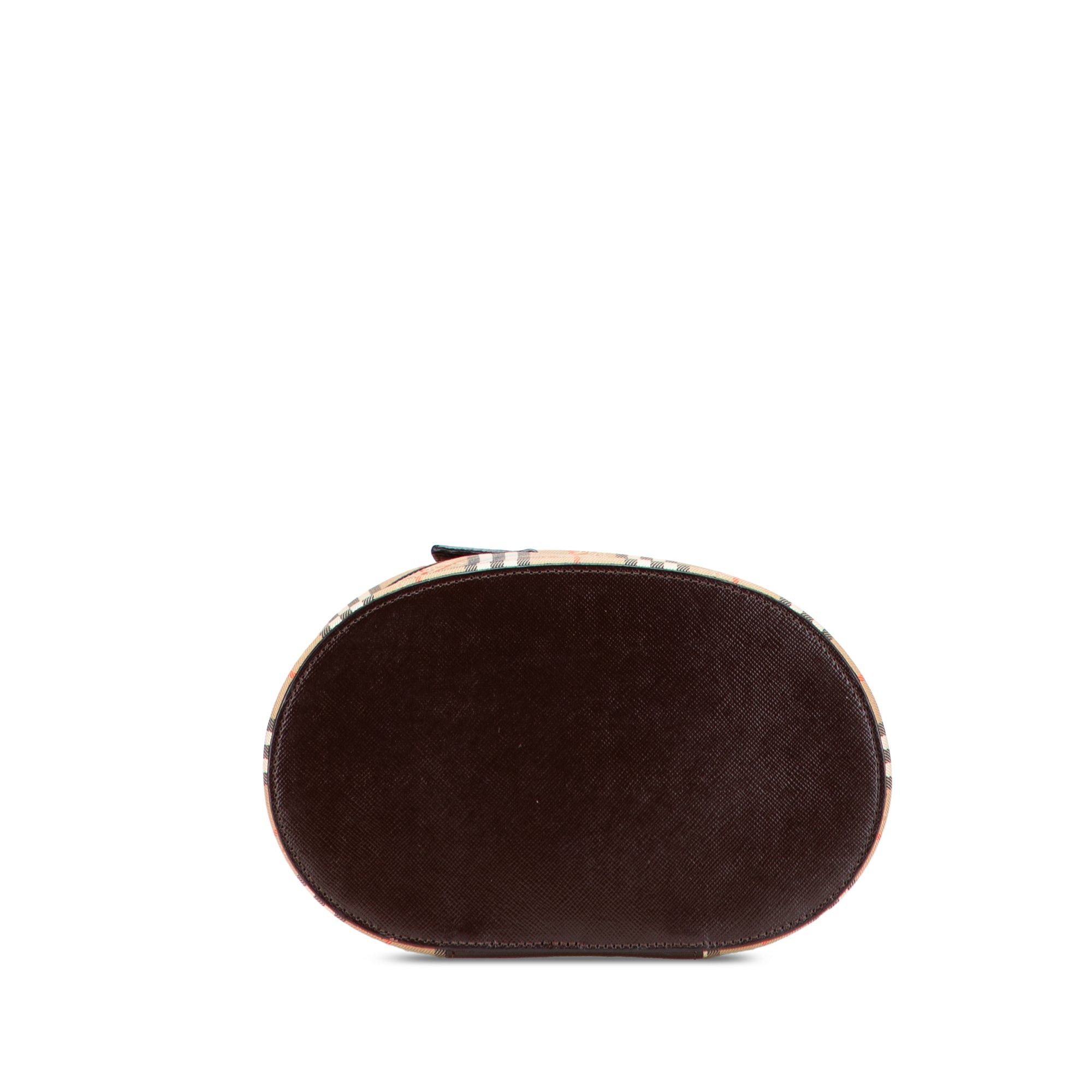 Burberry Haymarket Check Canvas Vanity Bag Size ONE SIZE - 3 Thumbnail