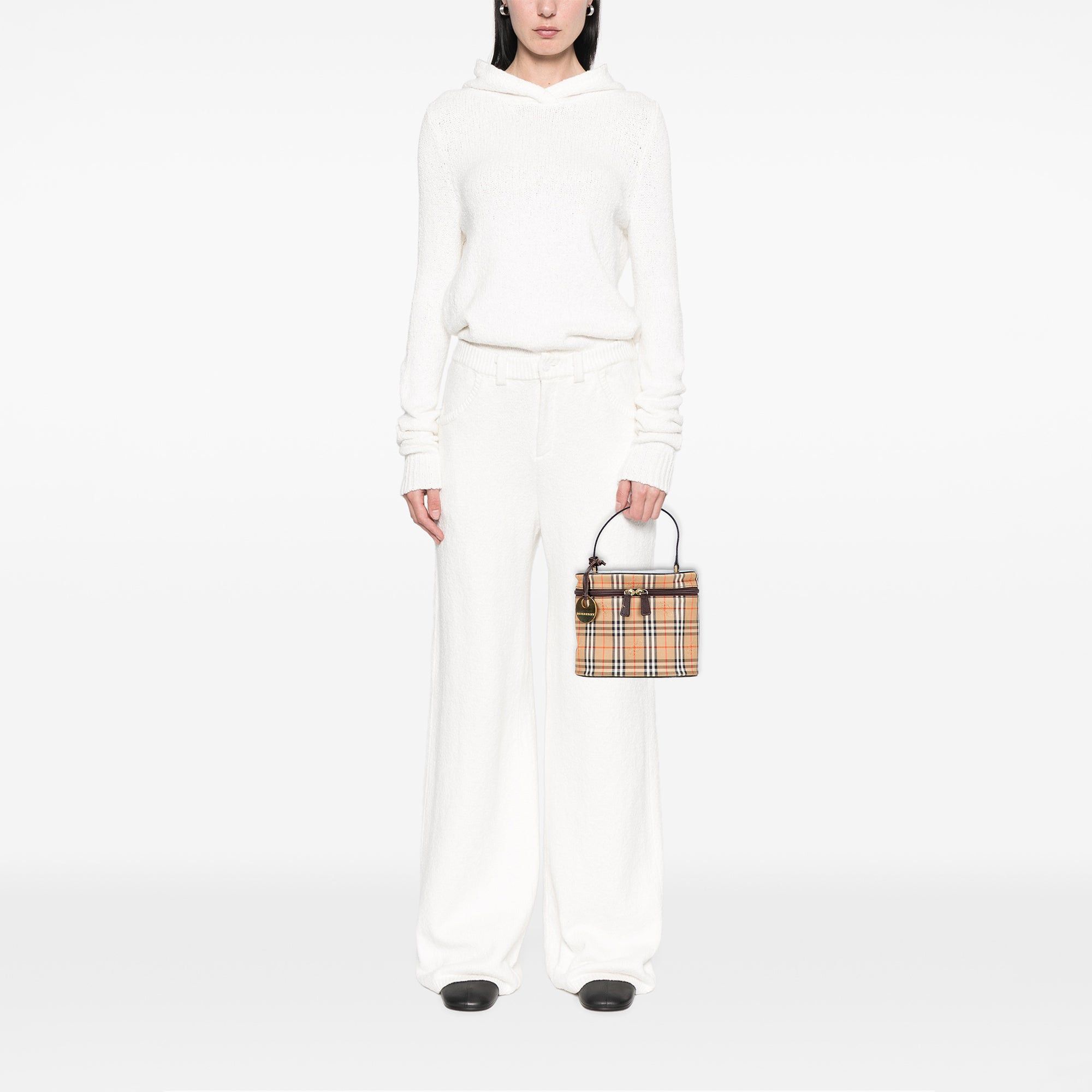 Burberry Haymarket Check Canvas Vanity Bag Size ONE SIZE - 12 Thumbnail