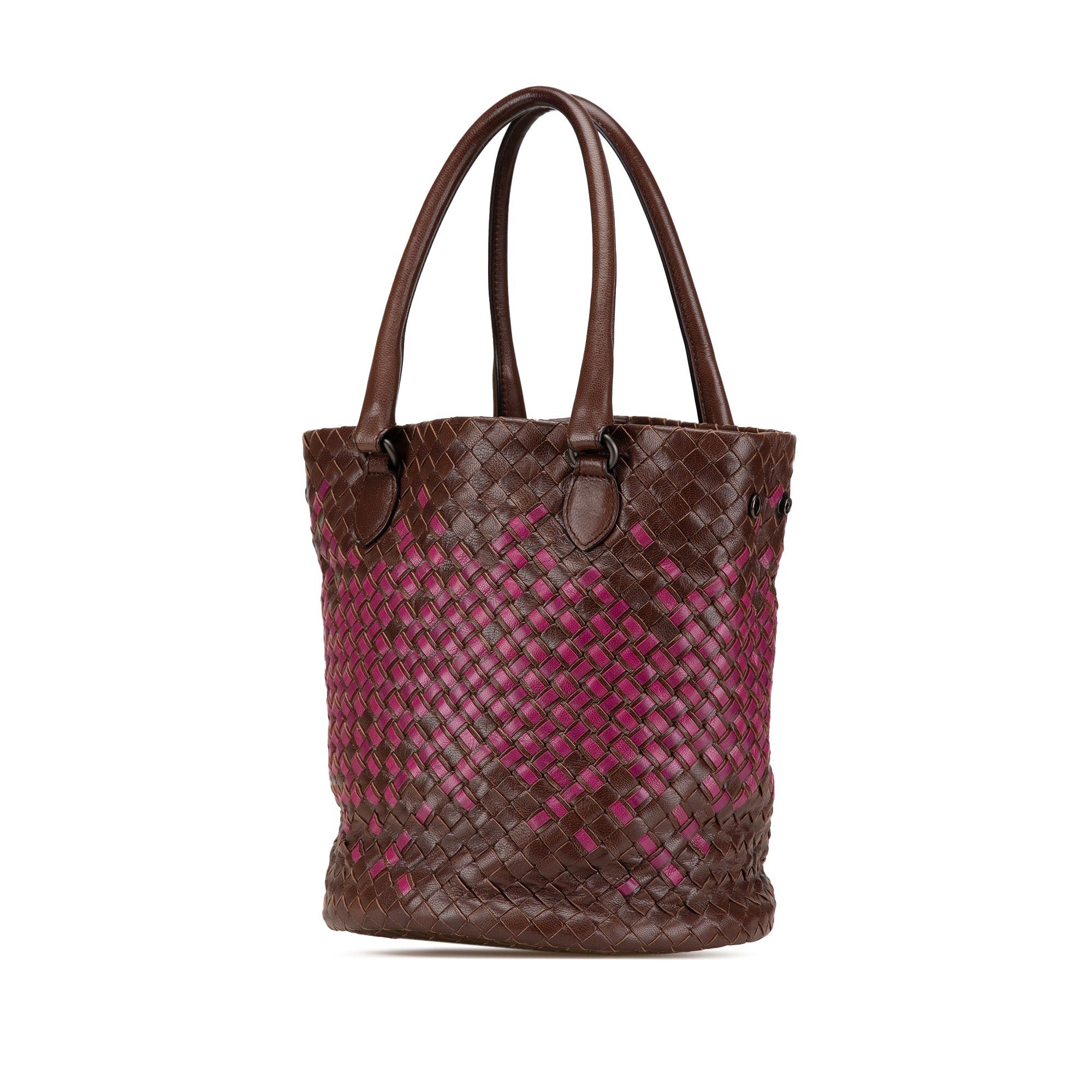 Bottega Veneta Bicolor Nappa Intrecciato Bucket Bag Size ONE SIZE - 2 Thumbnail