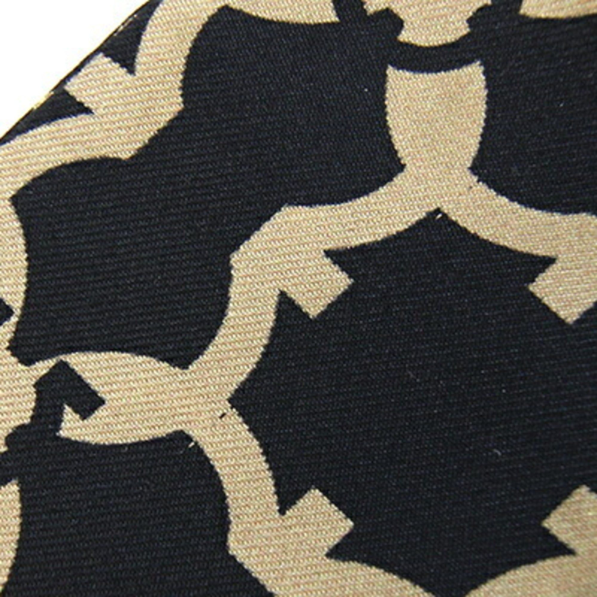 Salvatore Ferragamo Salvatore Ferragamo Ferragamo Scarf/Muffler, Black/Light Brown, 100% Silk, Gancini Ribbon Scarf, Women's, Salvatore Size ONE SIZE - 6 Thumbnail