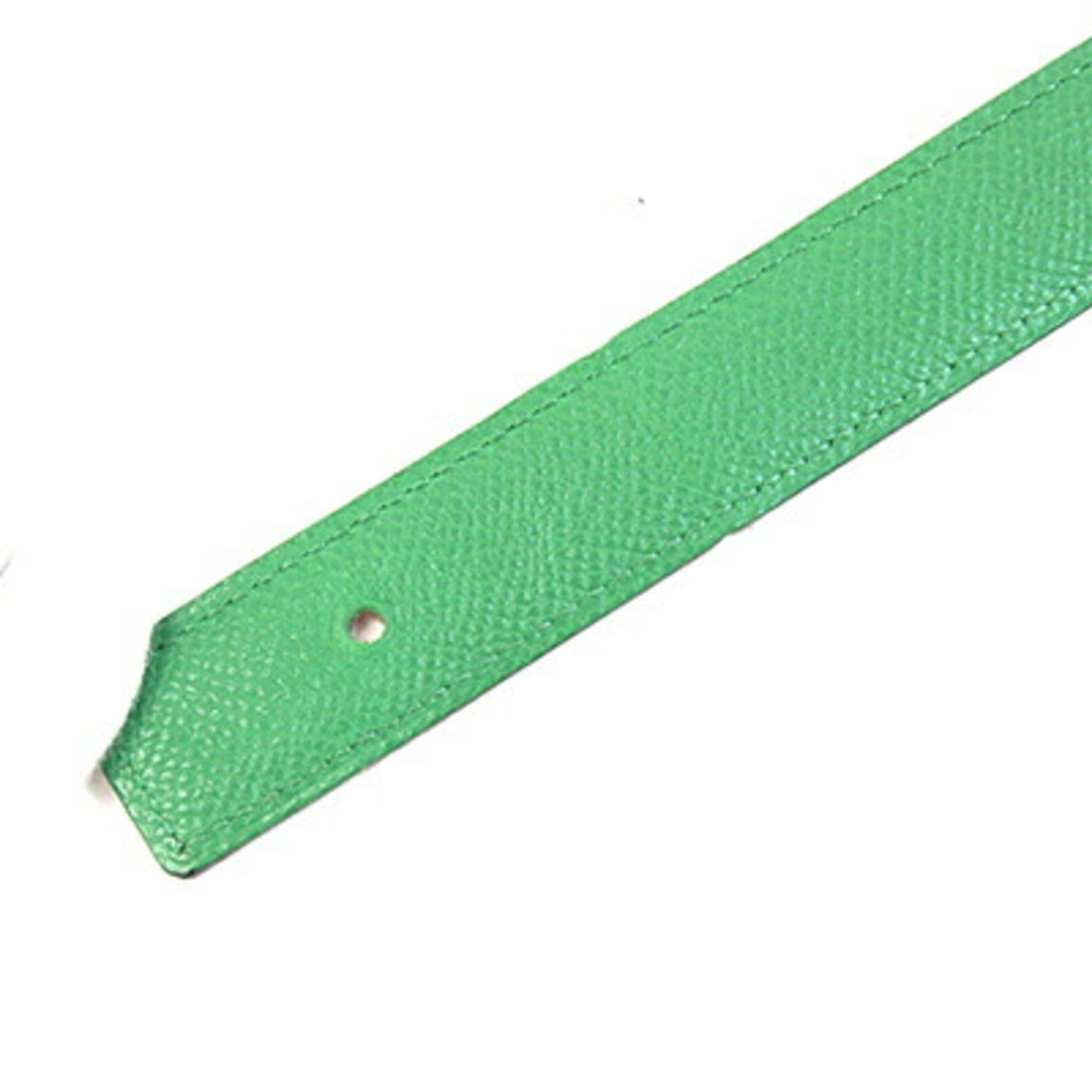 Hermes Hermes Replacement Strap for Constance H-belt, Red/Green Leather, Size 65, □A Stamp, Manufactured in 1997, Buckle Not Included, Reversible, Vintage, Ladies' HERMES Size ONE SIZE - 3 Thumbnail