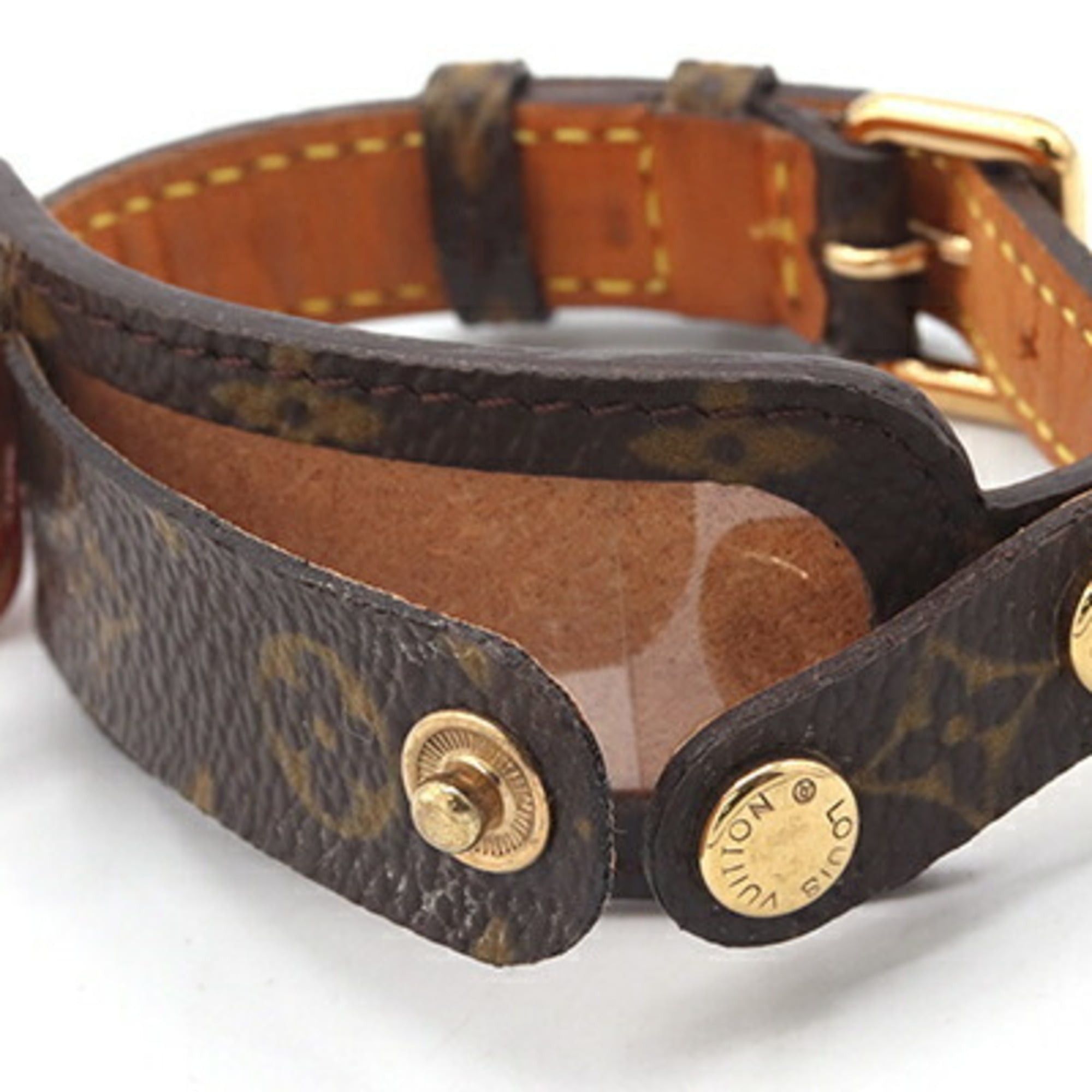 Louis Vuitton Louis Vuitton Monogram Bracelet, Porte Adresse M92577, Ribbon, Women's LOUIS VUITTON Size ONE SIZE - 4 Thumbnail