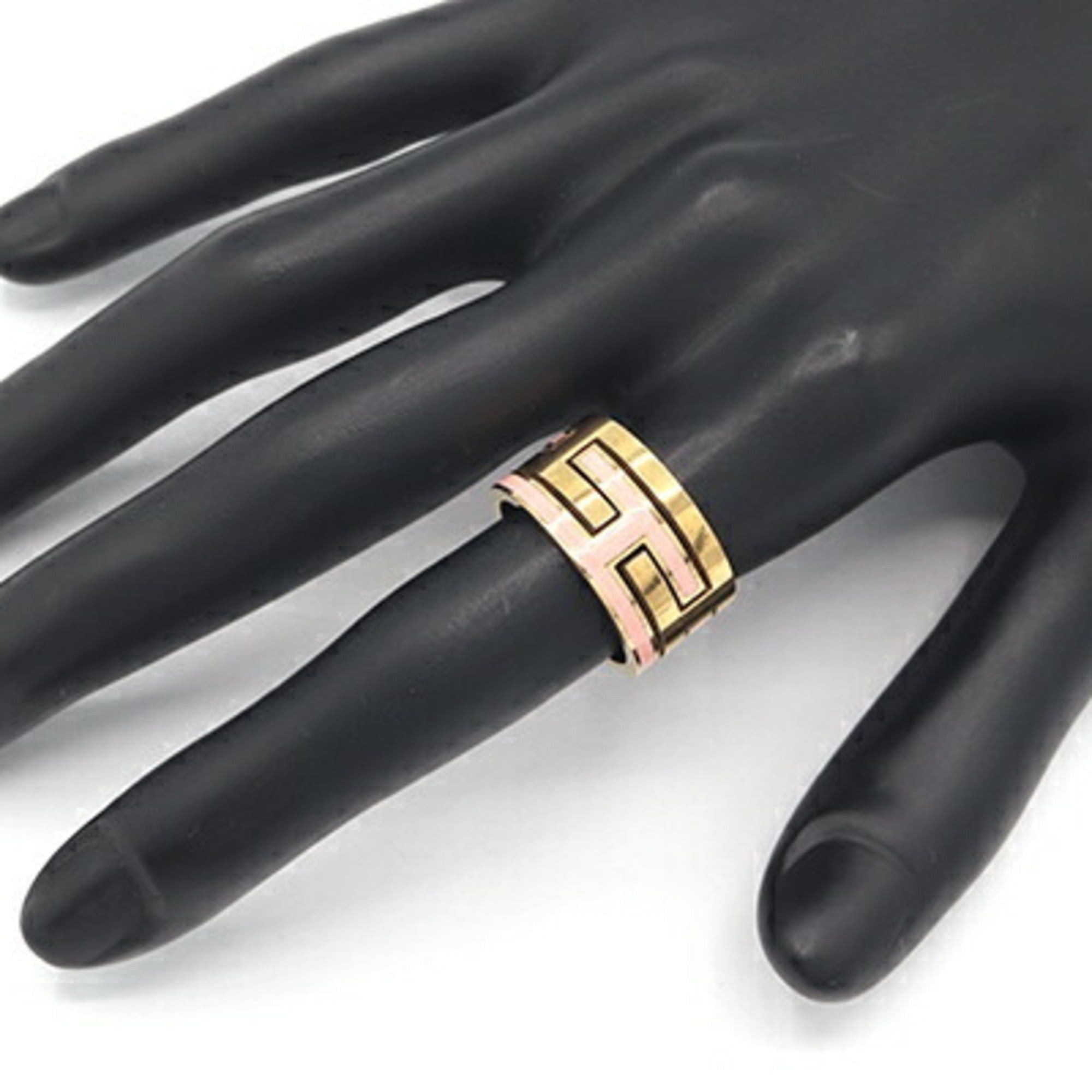 Hermes Hermes Ring Move H Pink Gold SV Sterling Silver 925 Size 49 Women's HERMES Size ONE SIZE - 6 Thumbnail