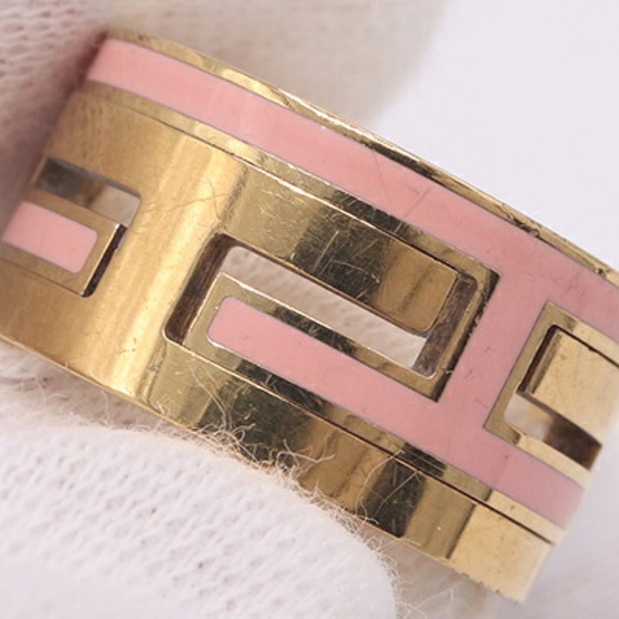 Hermes Hermes Ring Move H Pink Gold SV Sterling Silver 925 Size 49 Women's HERMES Size ONE SIZE - 4 Thumbnail