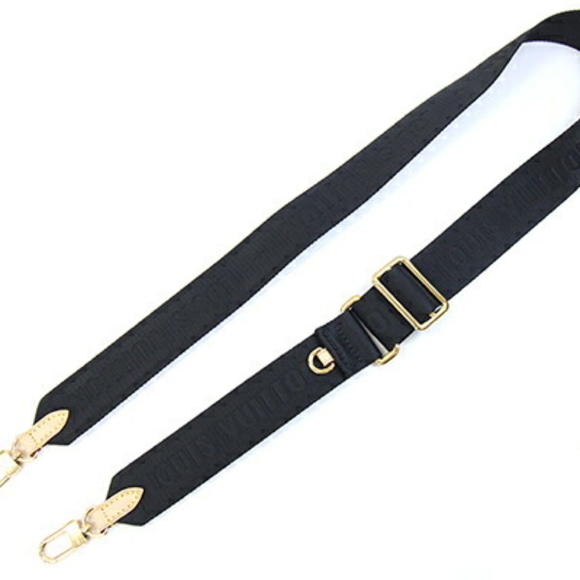 Louis Vuitton Louis Vuitton Shoulder Strap JO2487 Black Natural Canvas Vachetta Leather Crossbody Replacement No Purse LOUIS VUITTON Size ONE SIZE - 2 Thumbnail