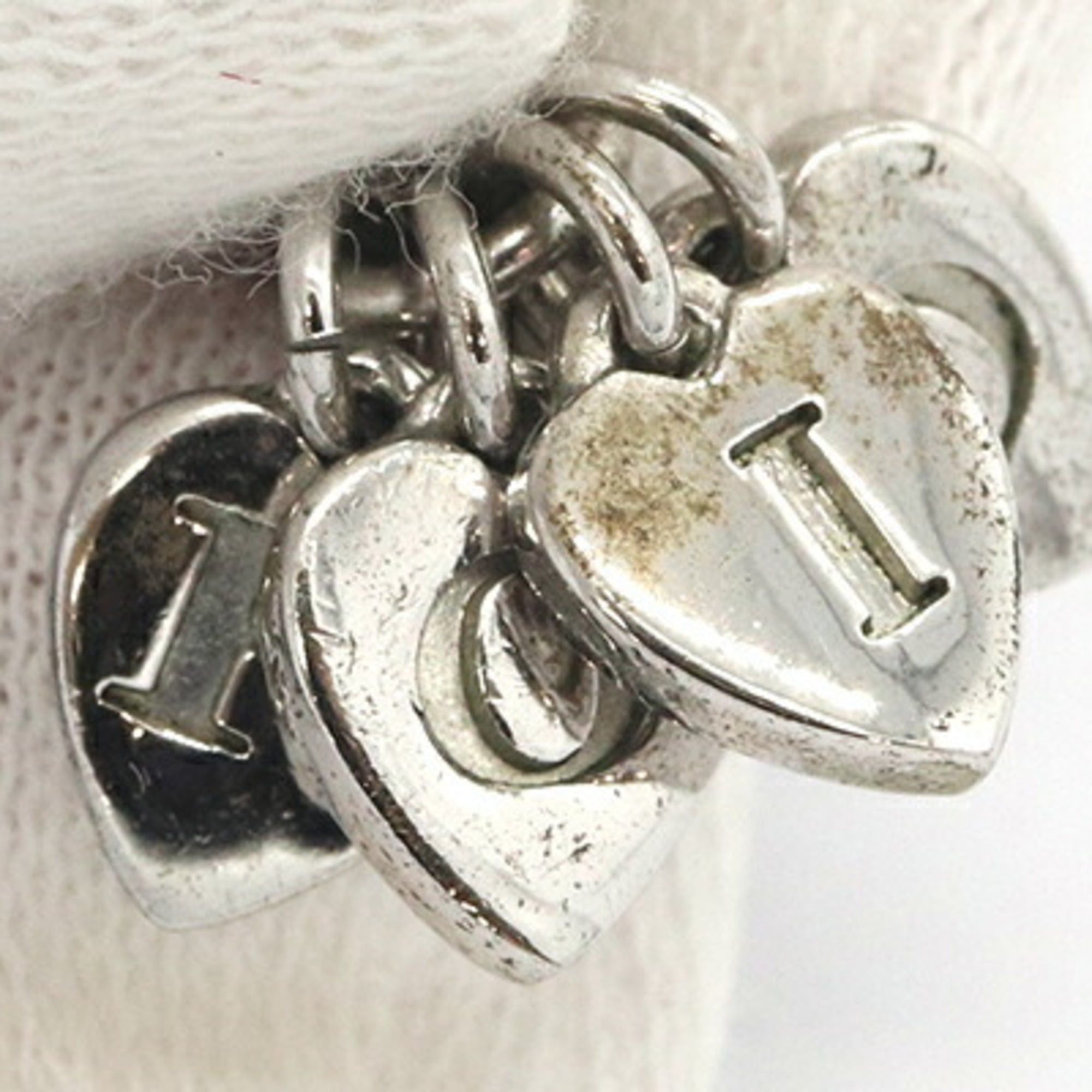 Dior Christian Dior Dior Necklace, Silver Metal Pendant Charm, Heart Design, Women's DIOR Size ONE SIZE - 4 Thumbnail