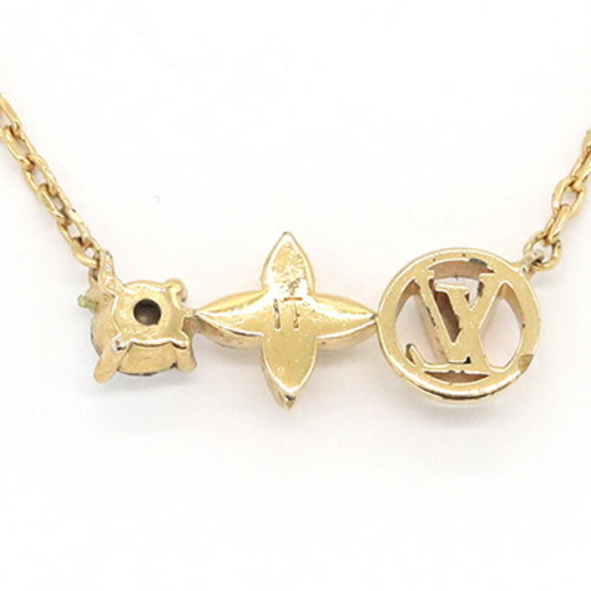Louis Vuitton Louis Vuitton Petit M00368 Gold Metal Pendant Necklace for Women. Size ONE SIZE - 2 Thumbnail
