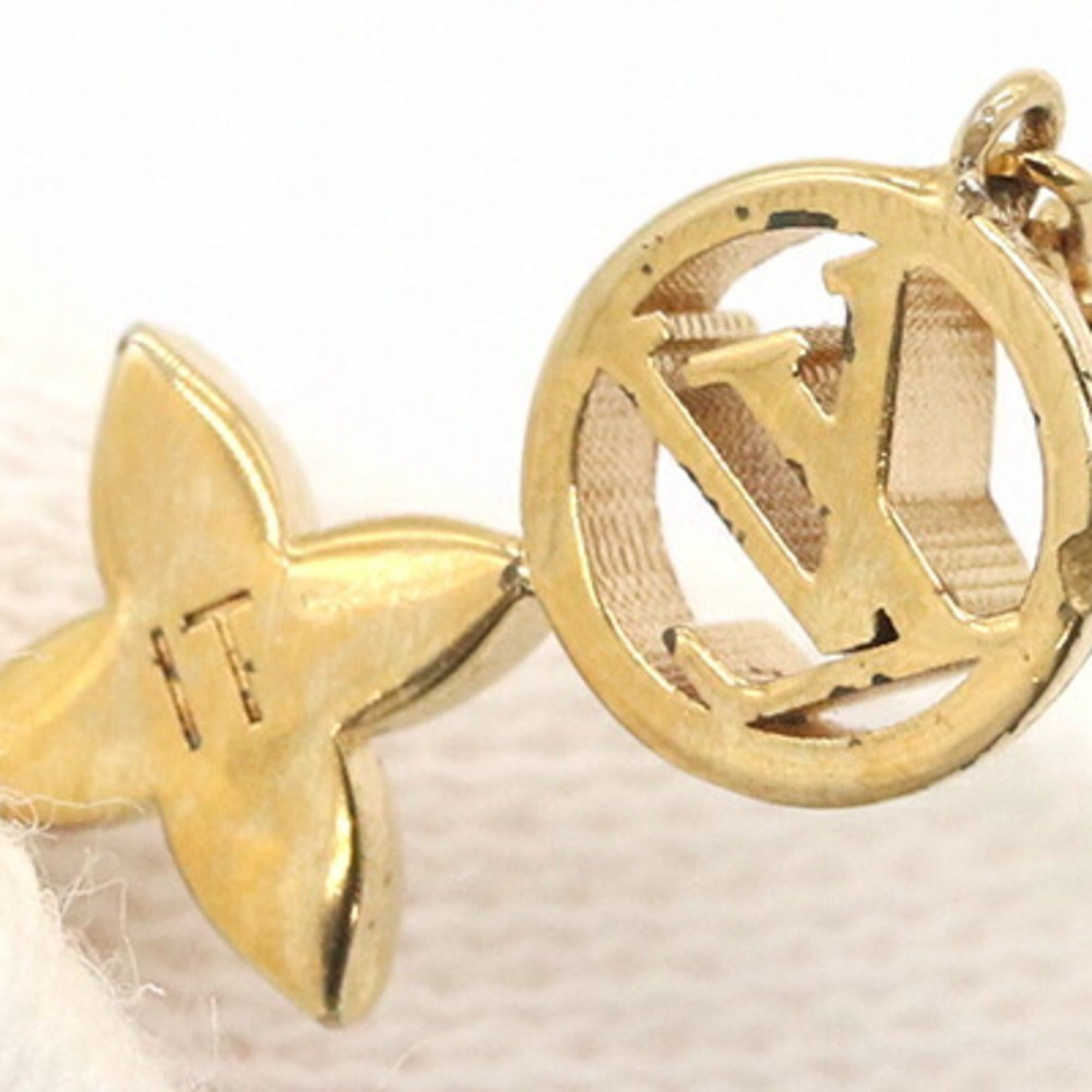Louis Vuitton Louis Vuitton Petit M00368 Gold Metal Pendant Necklace for Women. Size ONE SIZE - 6 Thumbnail