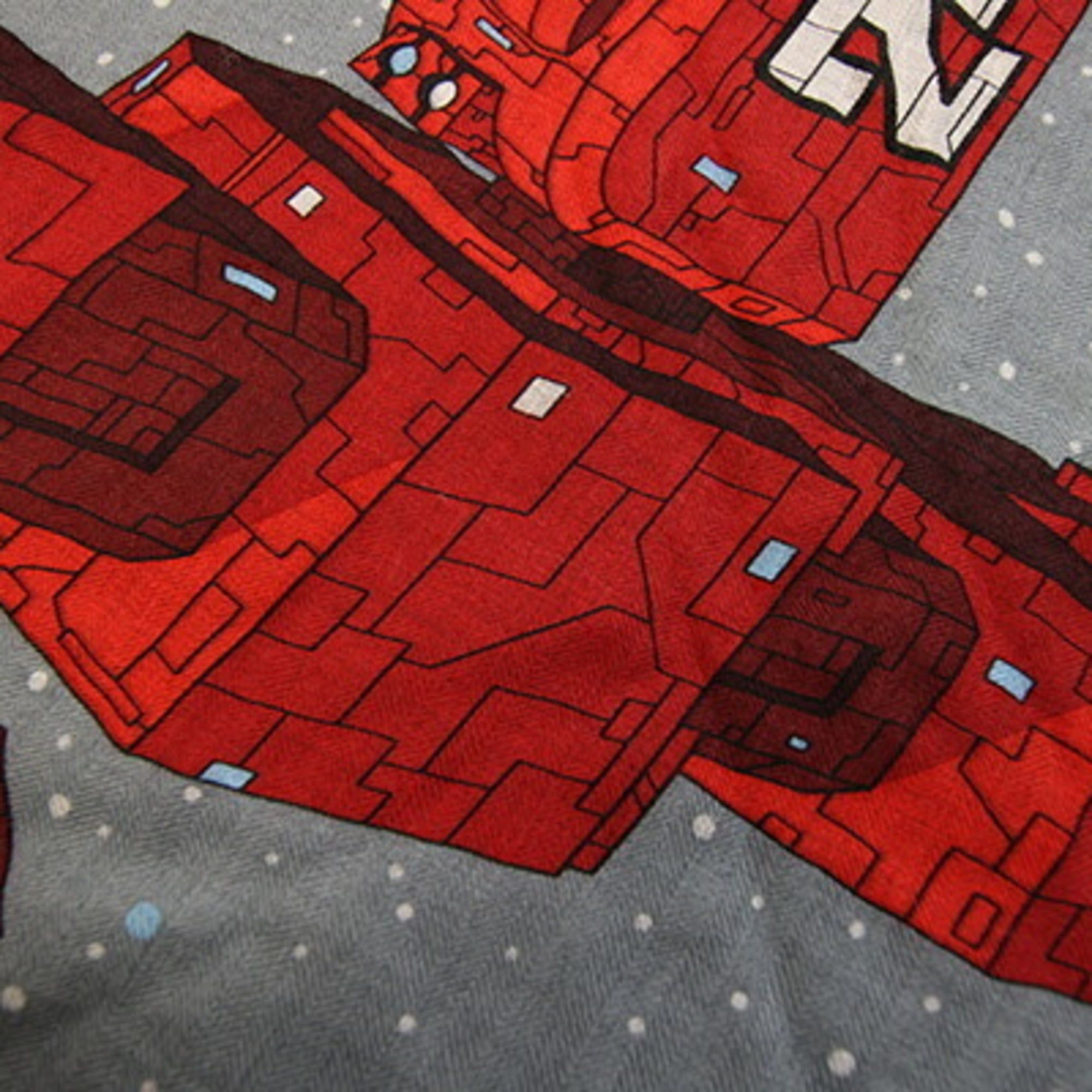 Hermes Hermes scarf/muffler, designed by Daisuke Nomura, Odyssey, gray/red, 70% cashmere, 30% silk, Losange diamond-shaped scarf, women's. Size ONE SIZE - 6 Thumbnail