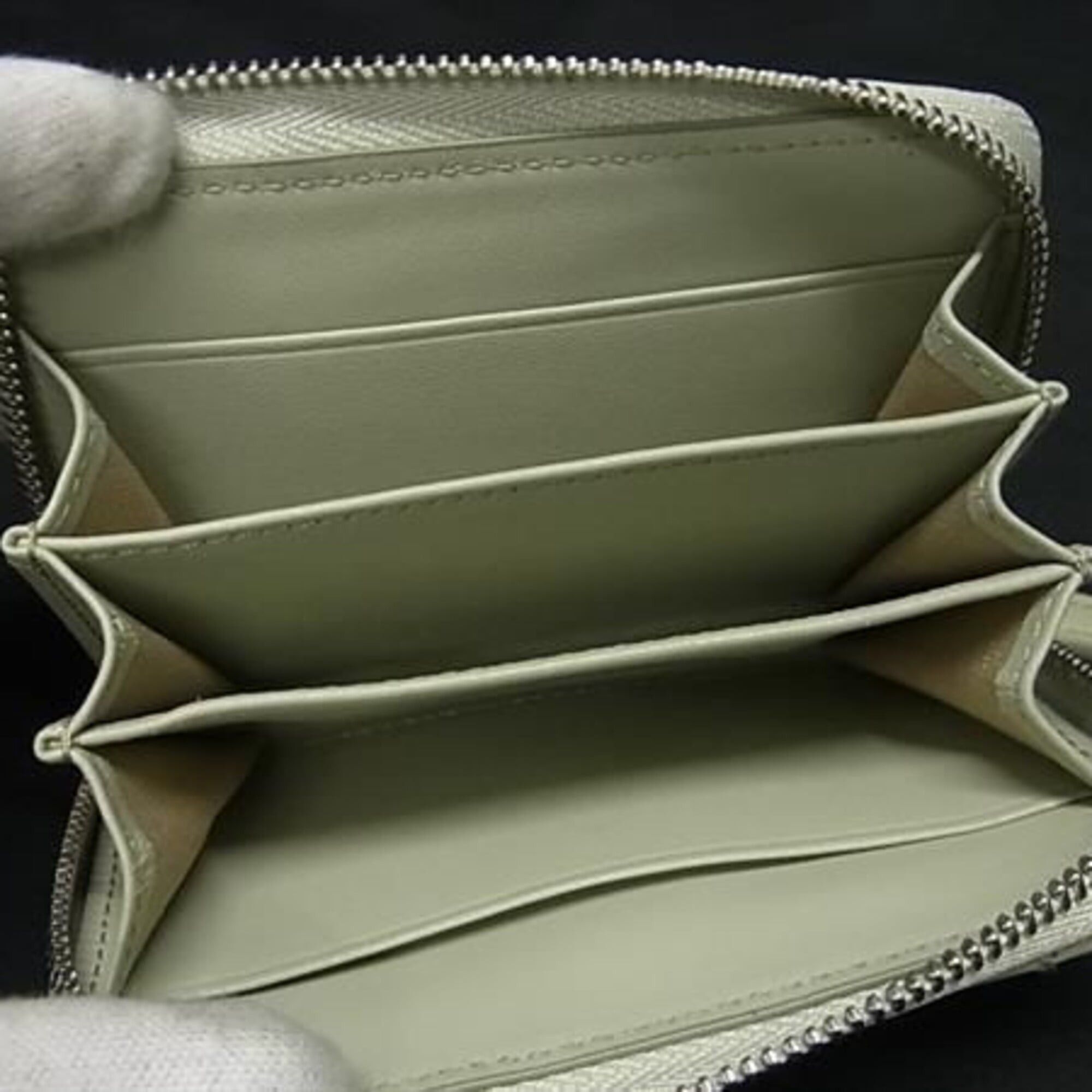 MCM MCM (MCM) Wallet/Coin Case MYL DSLM01 J3001 Light Beige Leather Women's Round Size ONE SIZE - 3 Thumbnail