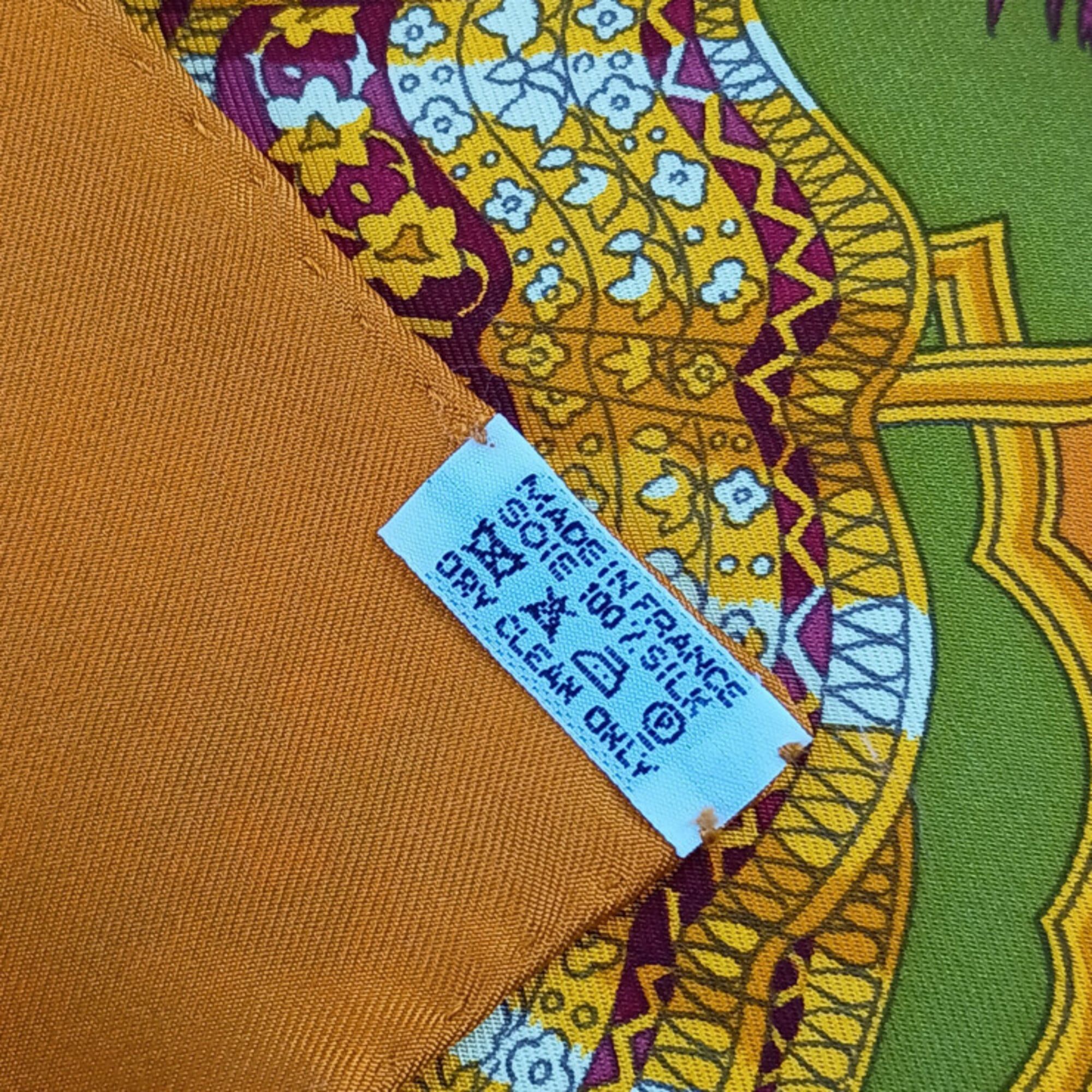 Hermes HERMES scarf/muffler, Carre 90, multicolor silk, women's, SPLENDEUR DES MAHARAJAS Size ONE SIZE - 5 Thumbnail