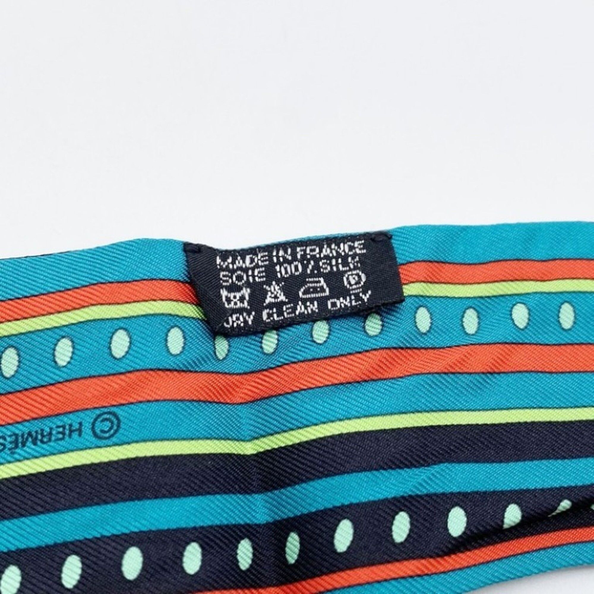 Hermes HERMES Ribbon Scarf/Muffler Twilly Multicolor Silk Women's Rocabar Size ONE SIZE - 5 Thumbnail