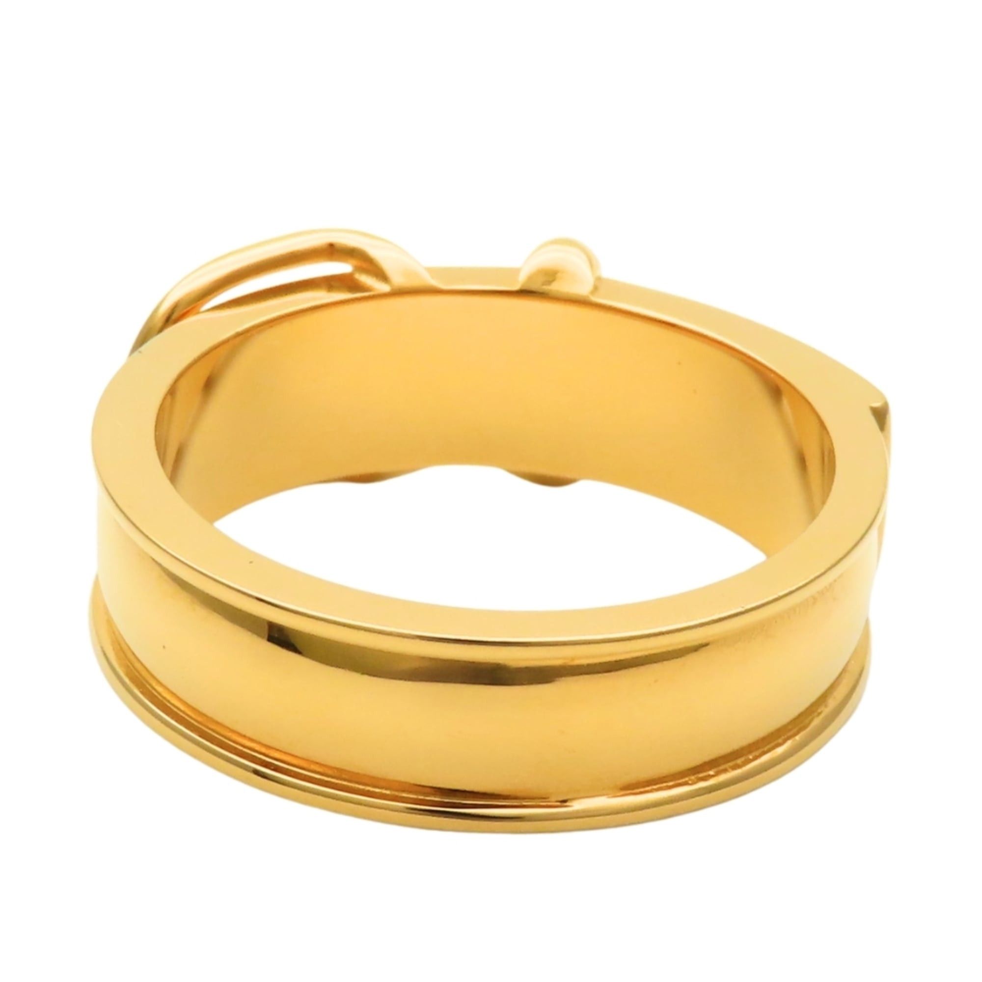 Hermes Hermes Scarf Ring, Ceinture Metal Gold Belt Motif, GP, Women's HERMES Size ONE SIZE - 4 Thumbnail