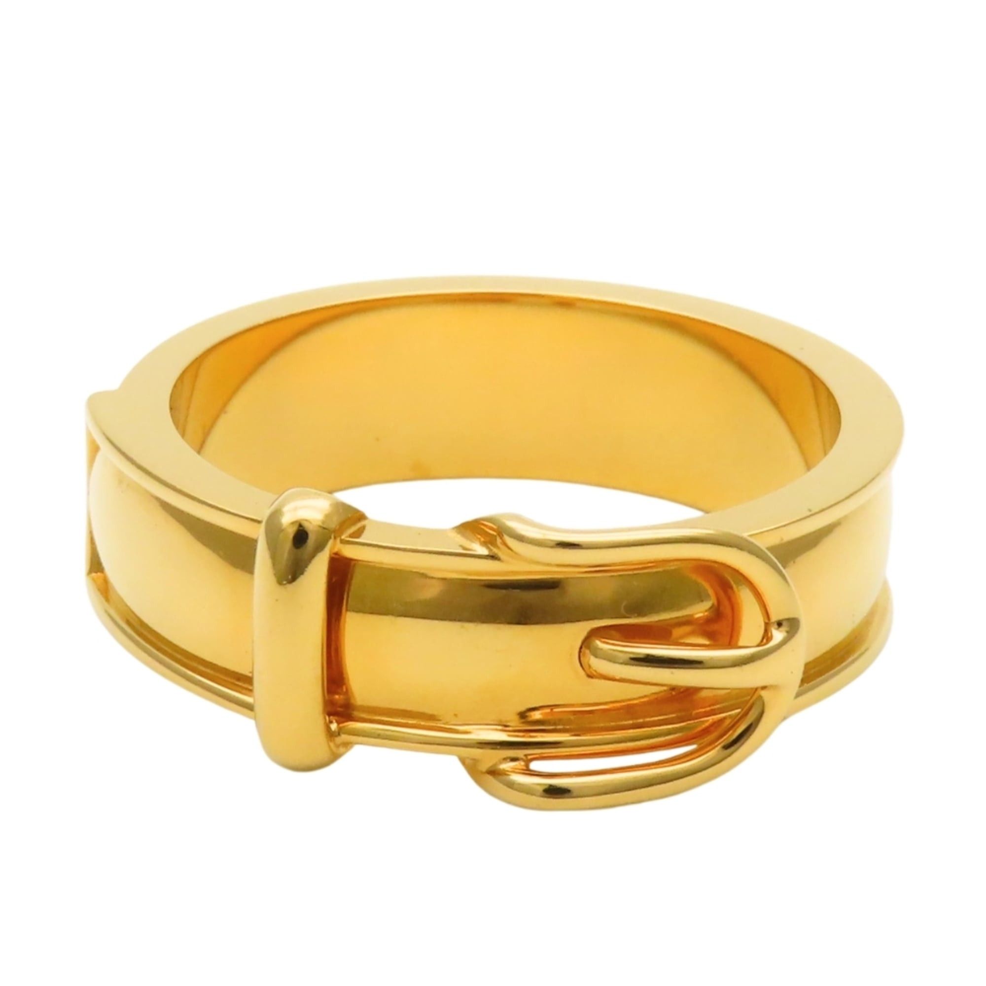 Hermes Hermes Scarf Ring, Ceinture Metal Gold Belt Motif, GP, Women's HERMES Size ONE SIZE - 2 Thumbnail