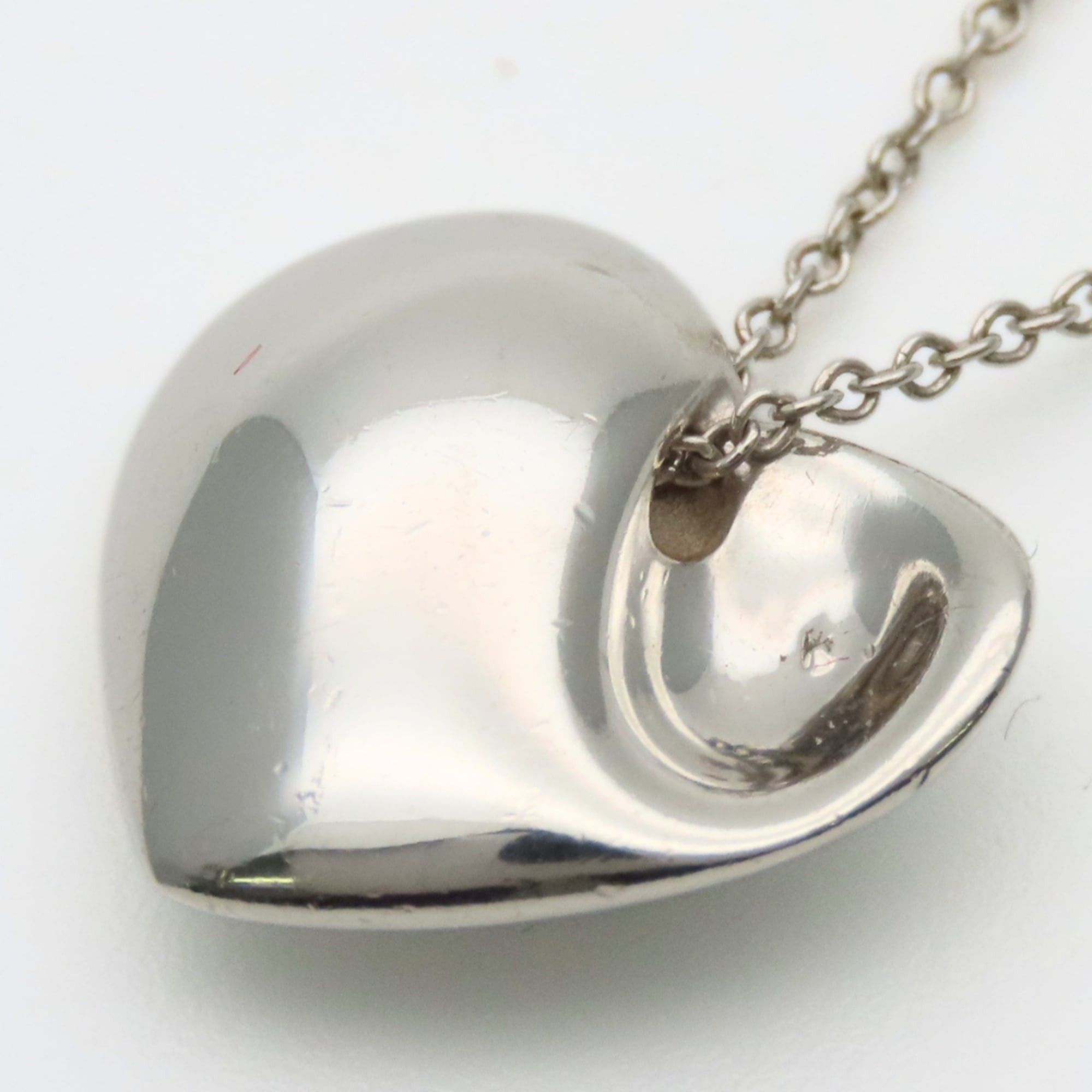 Tiffany & Co. Tiffany & Co. Fold Heart Necklace, Sterling Silver 925, Women's. Size ONE SIZE - 4 Thumbnail