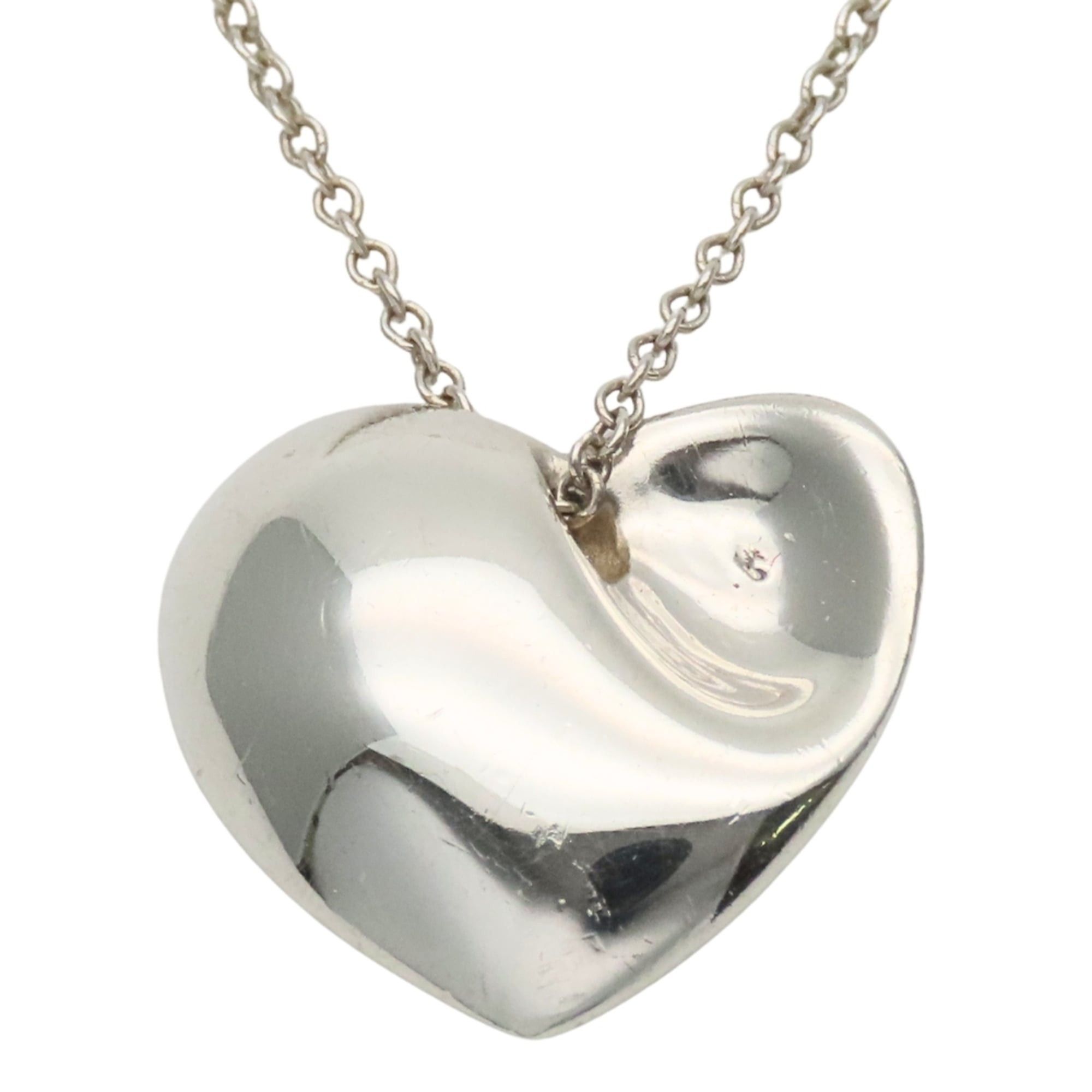 Tiffany & Co. Tiffany & Co. Fold Heart Necklace, Sterling Silver 925, Women's. Size ONE SIZE - 2 Thumbnail