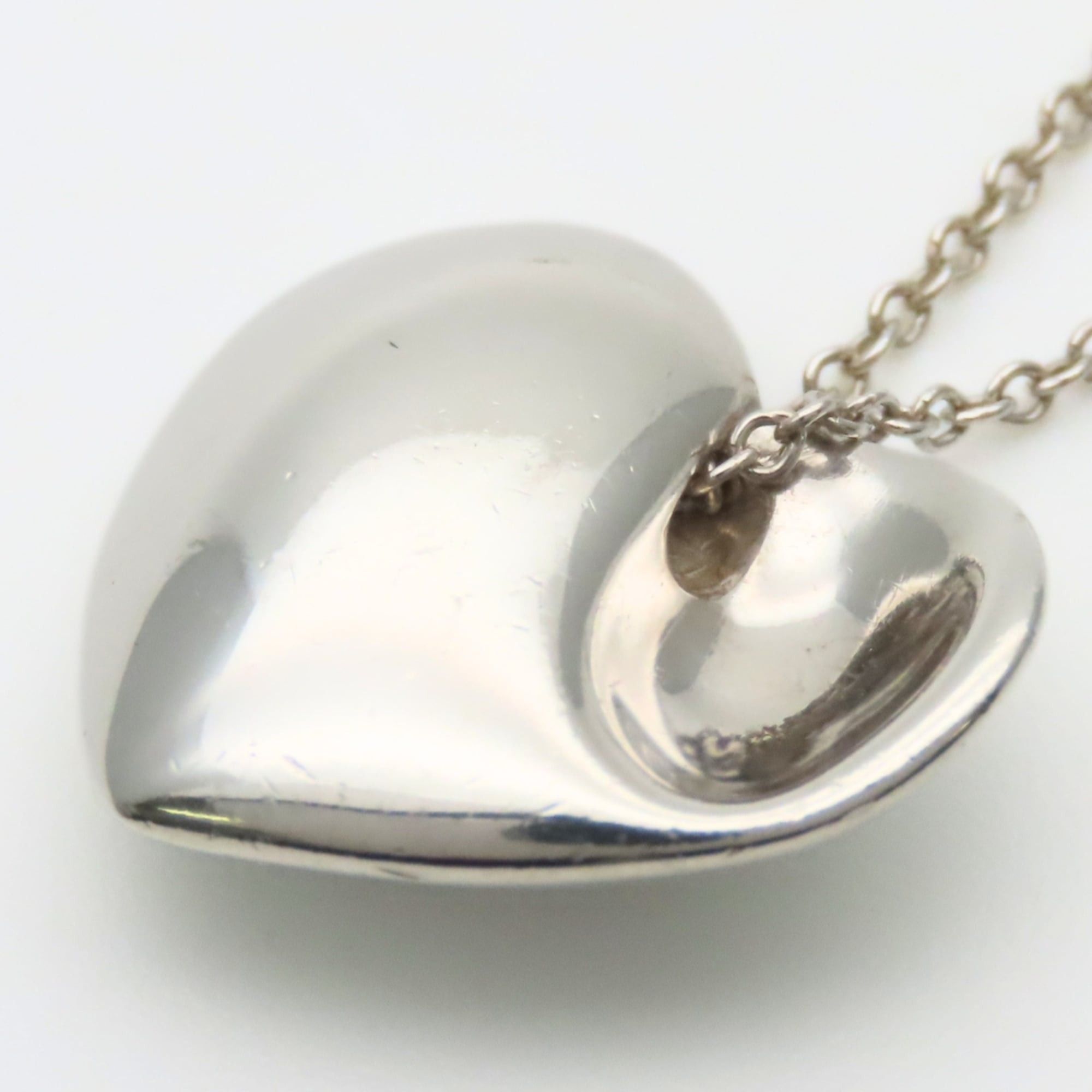 Tiffany & Co. Tiffany & Co. Fold Heart Necklace, Sterling Silver 925, Women's. Size ONE SIZE - 5 Thumbnail
