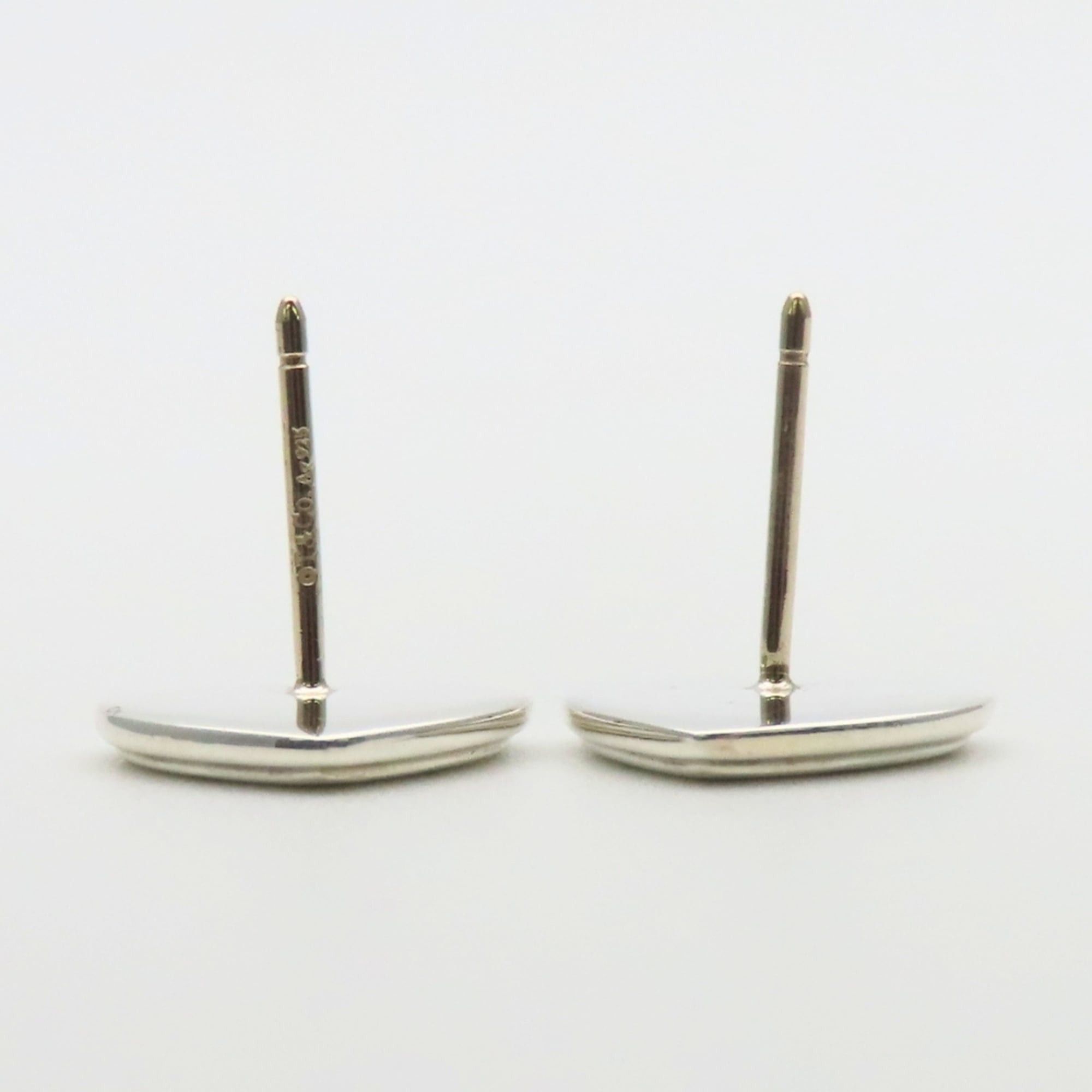 Tiffany & Co. Tiffany & Co. Return to Mini Love Heart Earrings, Sterling Silver 925 Enamel, Blue, Women's. Size ONE SIZE - 6 Thumbnail