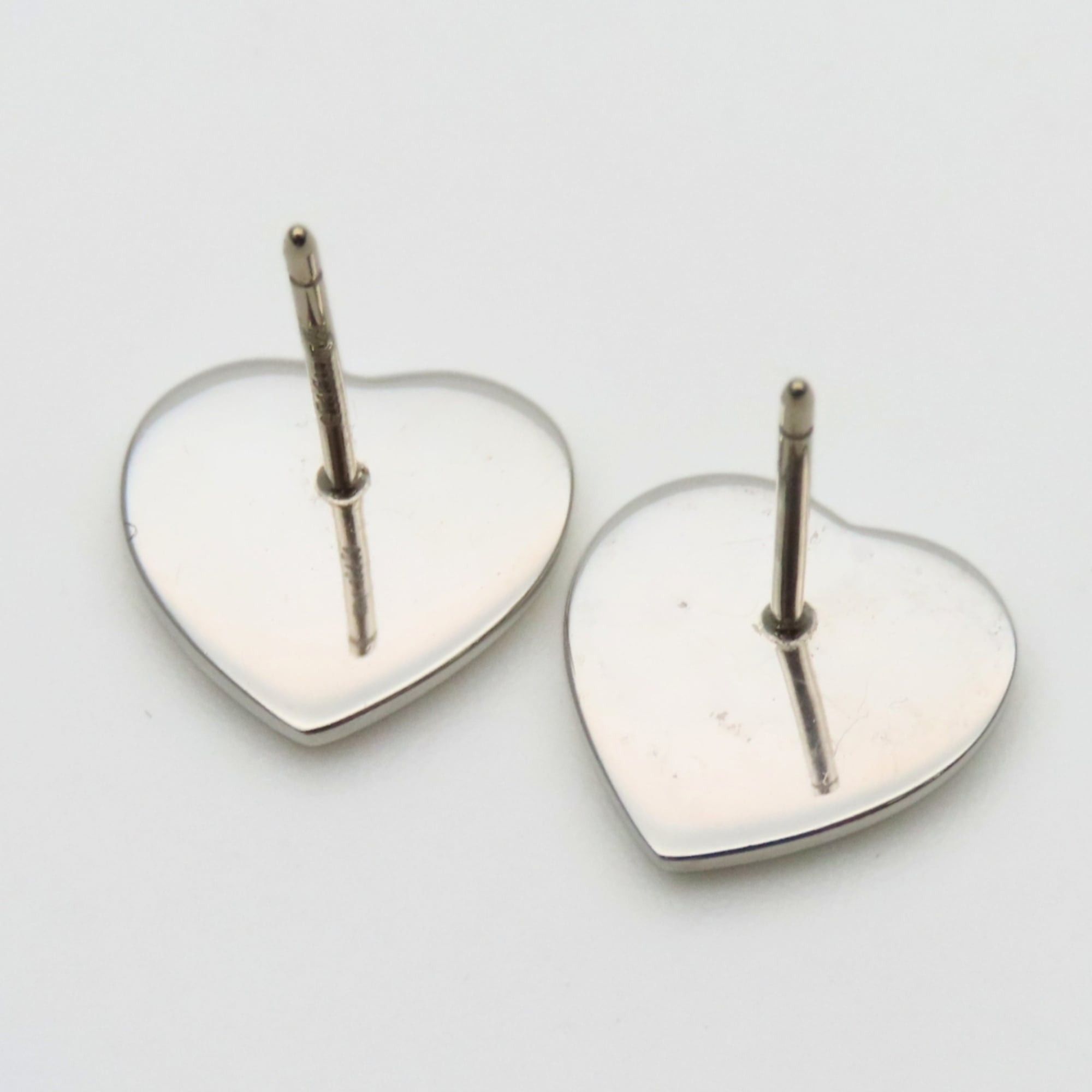 Tiffany & Co. Tiffany & Co. Return to Mini Love Heart Earrings, Sterling Silver 925 Enamel, Blue, Women's. Size ONE SIZE - 5 Thumbnail