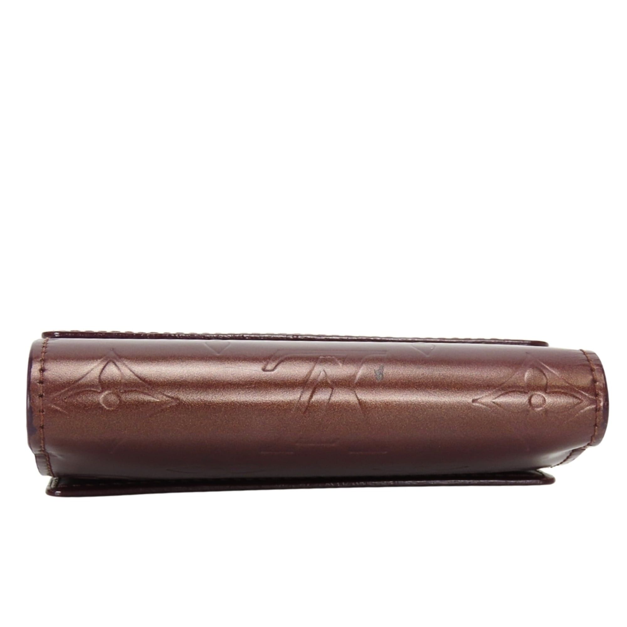 Louis Vuitton Louis Vuitton Tri-fold Wallet Porte Monnaie Billet Carte Credit M65116 Monogram Mat Violet Bordeaux Women's LOUIS VUITTON Size ONE SIZE - 4 Thumbnail