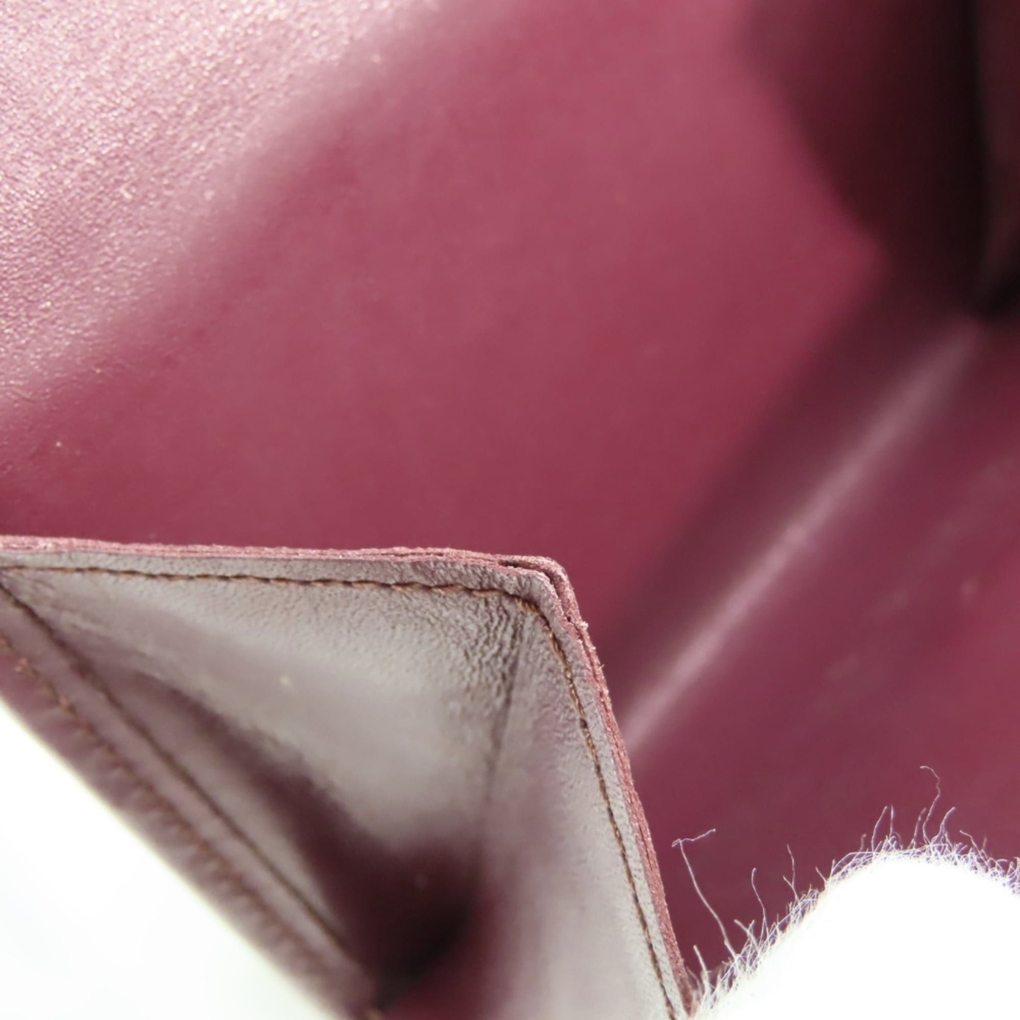 Louis Vuitton Louis Vuitton Tri-fold Wallet Porte Monnaie Billet Carte Credit M65116 Monogram Mat Violet Bordeaux Women's LOUIS VUITTON Size ONE SIZE - 11 Thumbnail