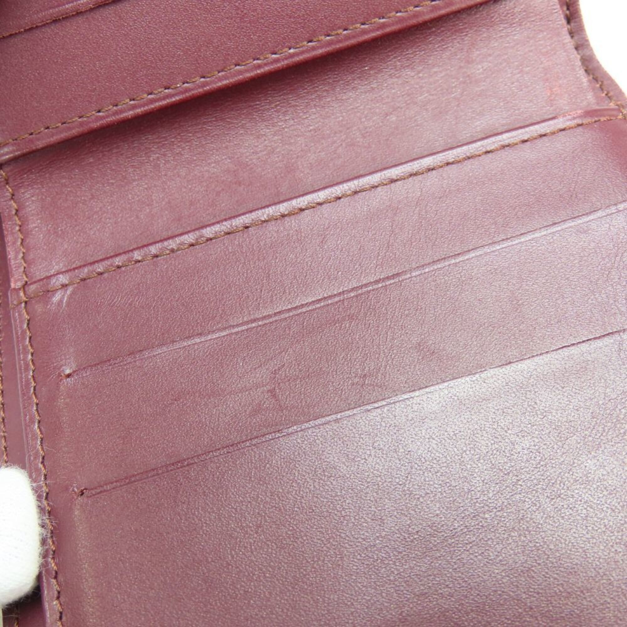 Louis Vuitton Louis Vuitton Tri-fold Wallet Porte Monnaie Billet Carte Credit M65116 Monogram Mat Violet Bordeaux Women's LOUIS VUITTON Size ONE SIZE - 19 Thumbnail
