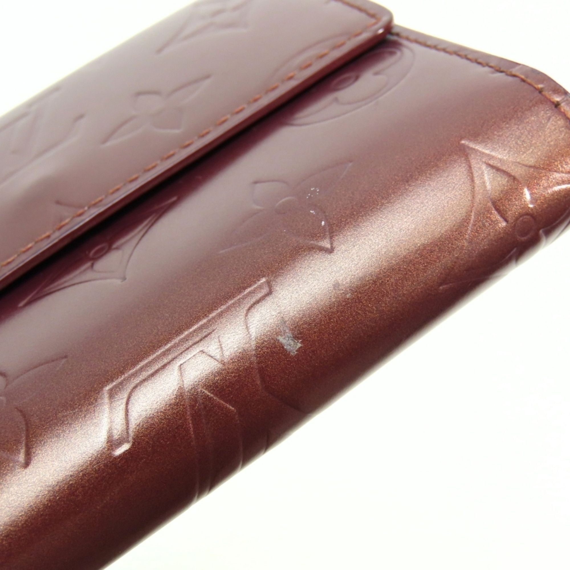 Louis Vuitton Louis Vuitton Tri-fold Wallet Porte Monnaie Billet Carte Credit M65116 Monogram Mat Violet Bordeaux Women's LOUIS VUITTON Size ONE SIZE - 12 Thumbnail