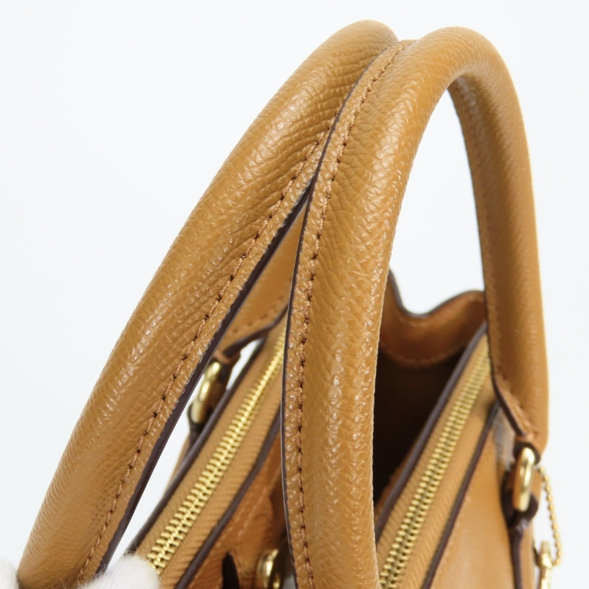 Coach Coach handbag 44952 Leather Camel Brown Shoulder Bag for Women COACH Size ONE SIZE - 12 Thumbnail