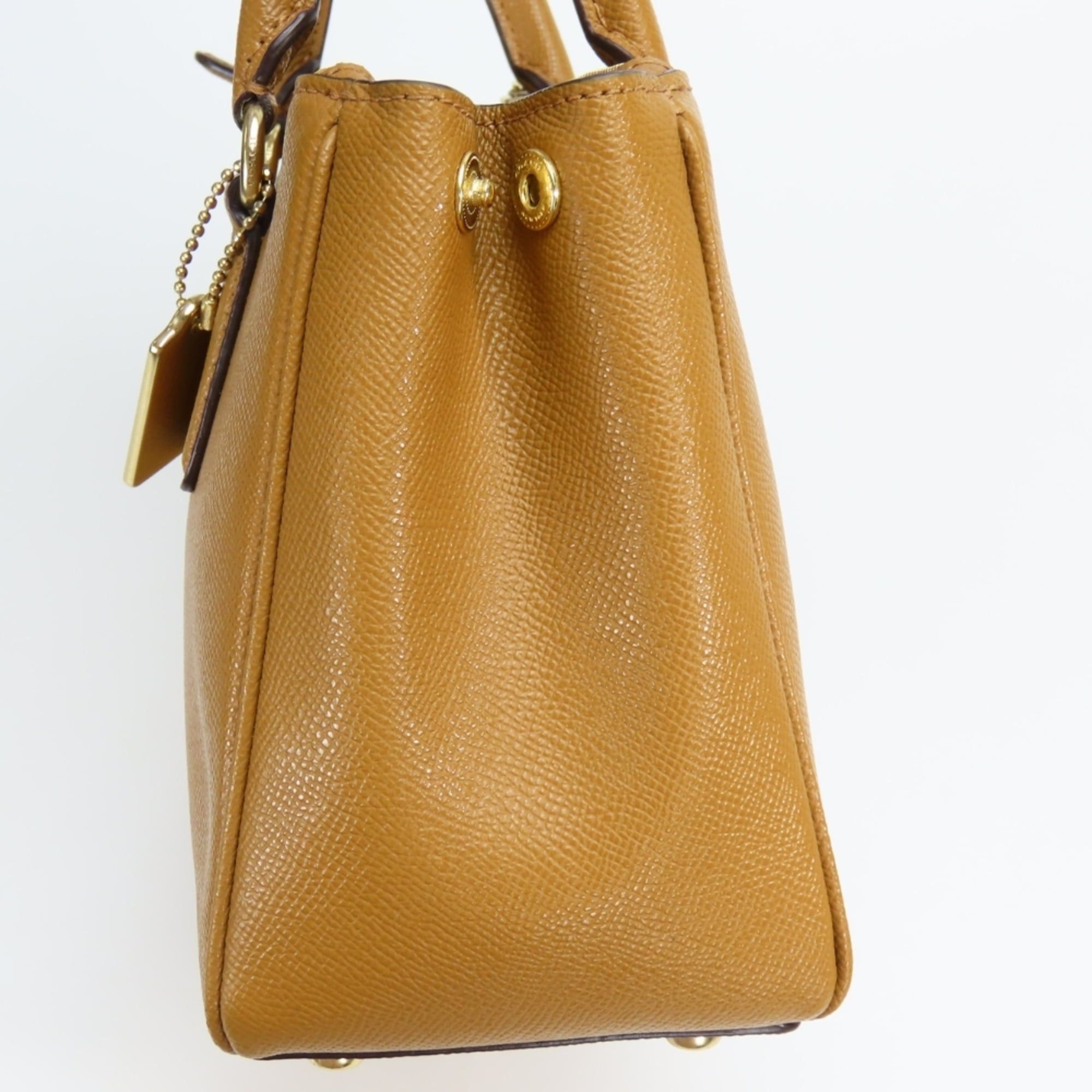 Coach Coach handbag 44952 Leather Camel Brown Shoulder Bag for Women COACH Size ONE SIZE - 10 Thumbnail