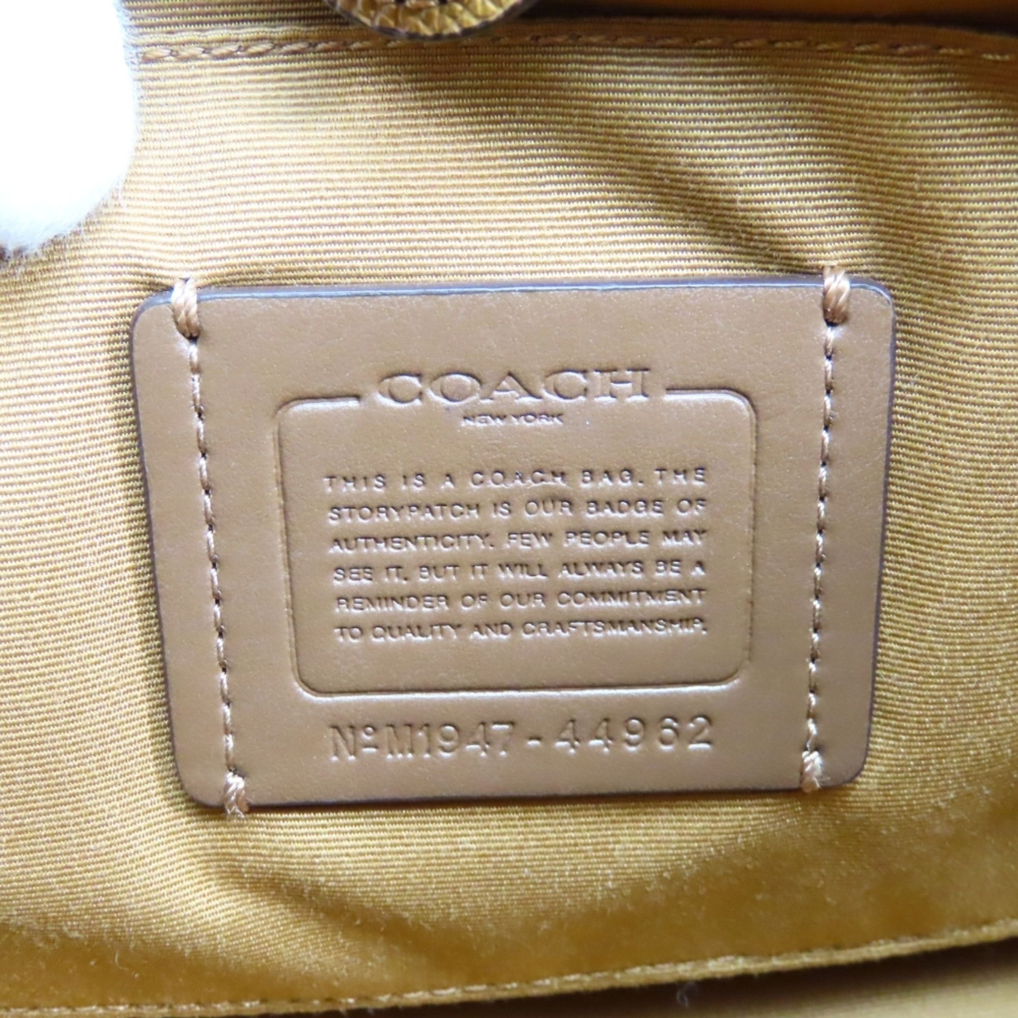 Coach Coach handbag 44952 Leather Camel Brown Shoulder Bag for Women COACH Size ONE SIZE - 17 Thumbnail