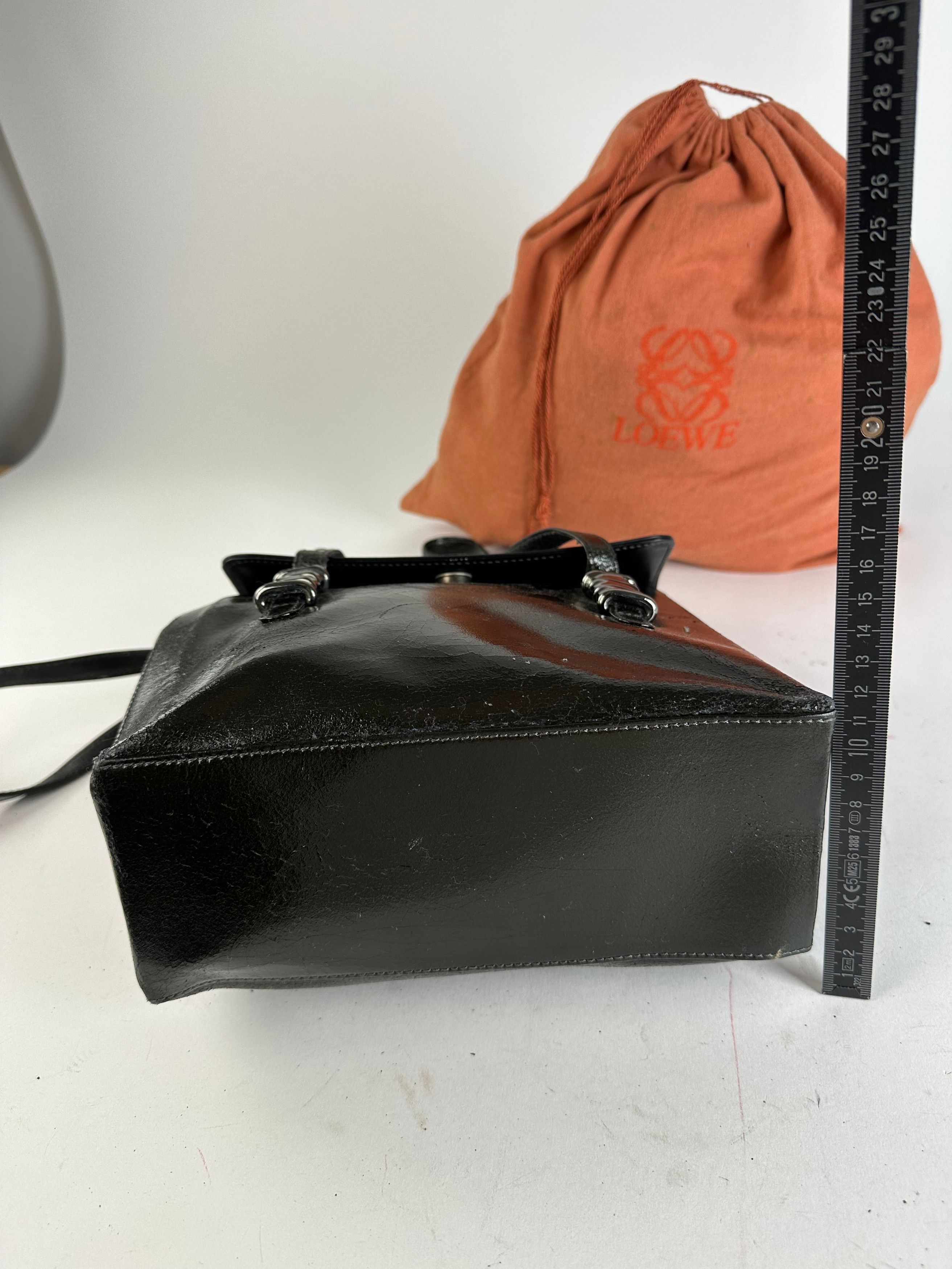 Loewe Vintage Madrid Leather Handbag Black Size ONE SIZE - 13 Thumbnail