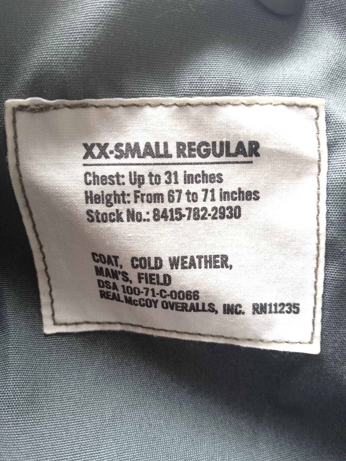 The Real McCoy's The Real McCoy's M65 Jacket Size US XXS / EU 40 - 7 Thumbnail