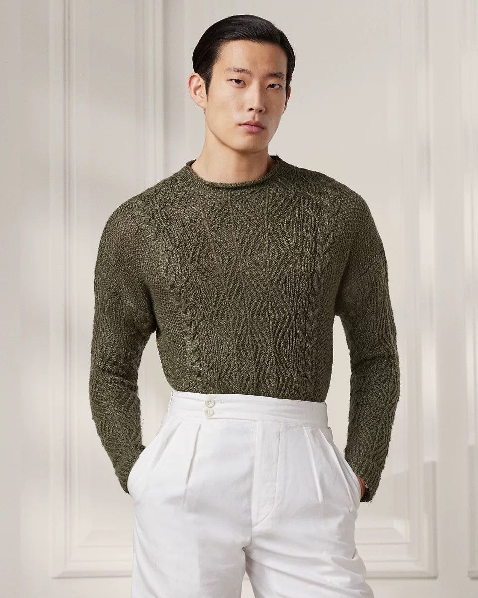 Ralph Lauren Purple Label Ralph Lauren Purple Label Hand Knit Sweater Size US S / EU 44-46 / 1 - 4 Thumbnail