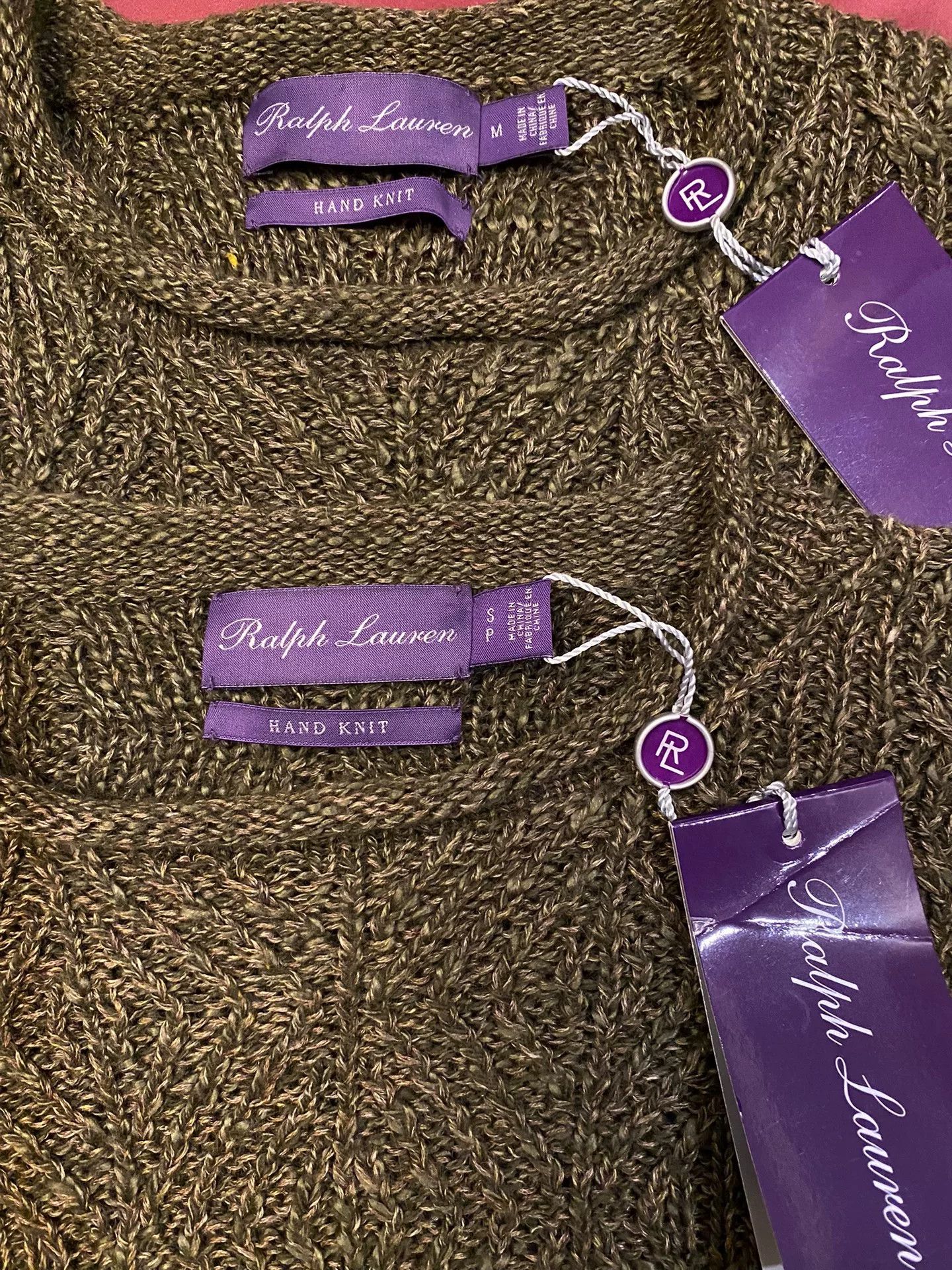 Ralph Lauren Purple Label Ralph Lauren Purple Label Hand Knit Sweater Size US S / EU 44-46 / 1 - 7 Thumbnail