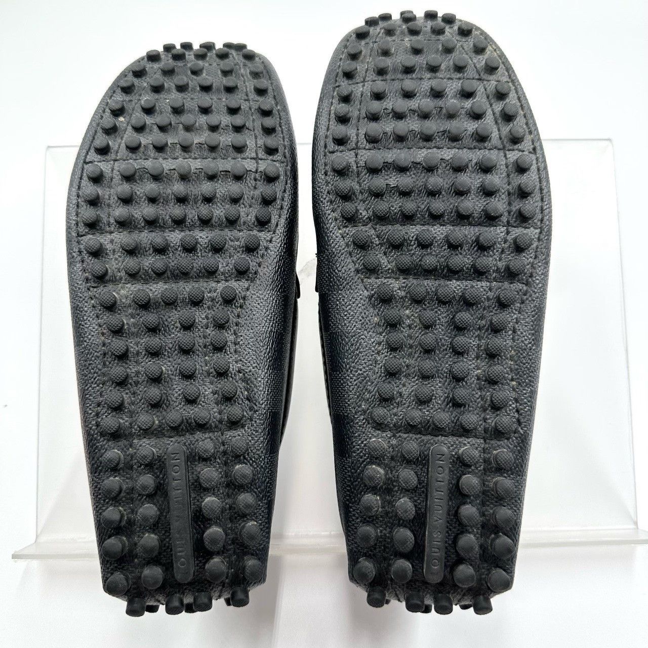 Louis Vuitton Louis Vuitton Black Gray Check Loafers Size US 6.5 / EU 39-40 - 7 Thumbnail