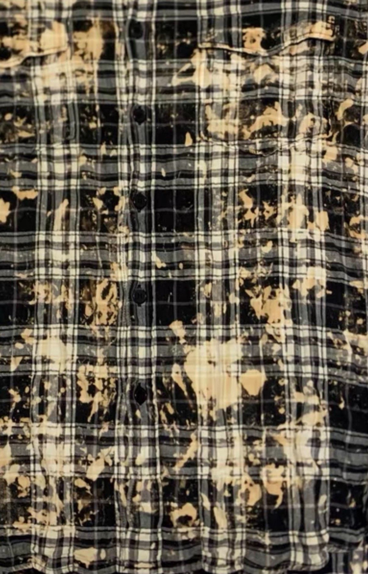 Saint Laurent Paris Saint Laurent Flame Plaid Splatter Shirt Size US S / EU 44-46 / 1 - 5 Thumbnail