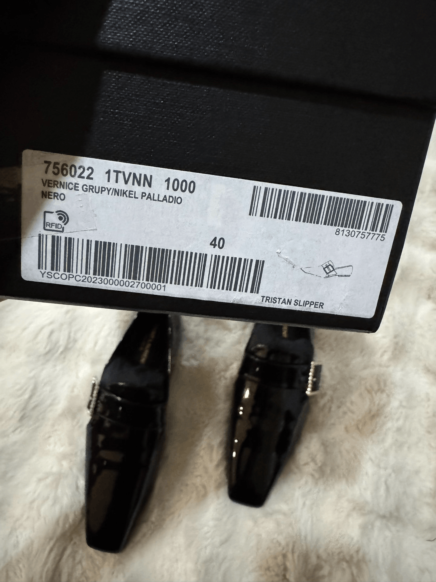 Saint Laurent Paris Saint Laurent Men's Square Buckle Loafers Size US 7 / EU 40 - 8 Thumbnail
