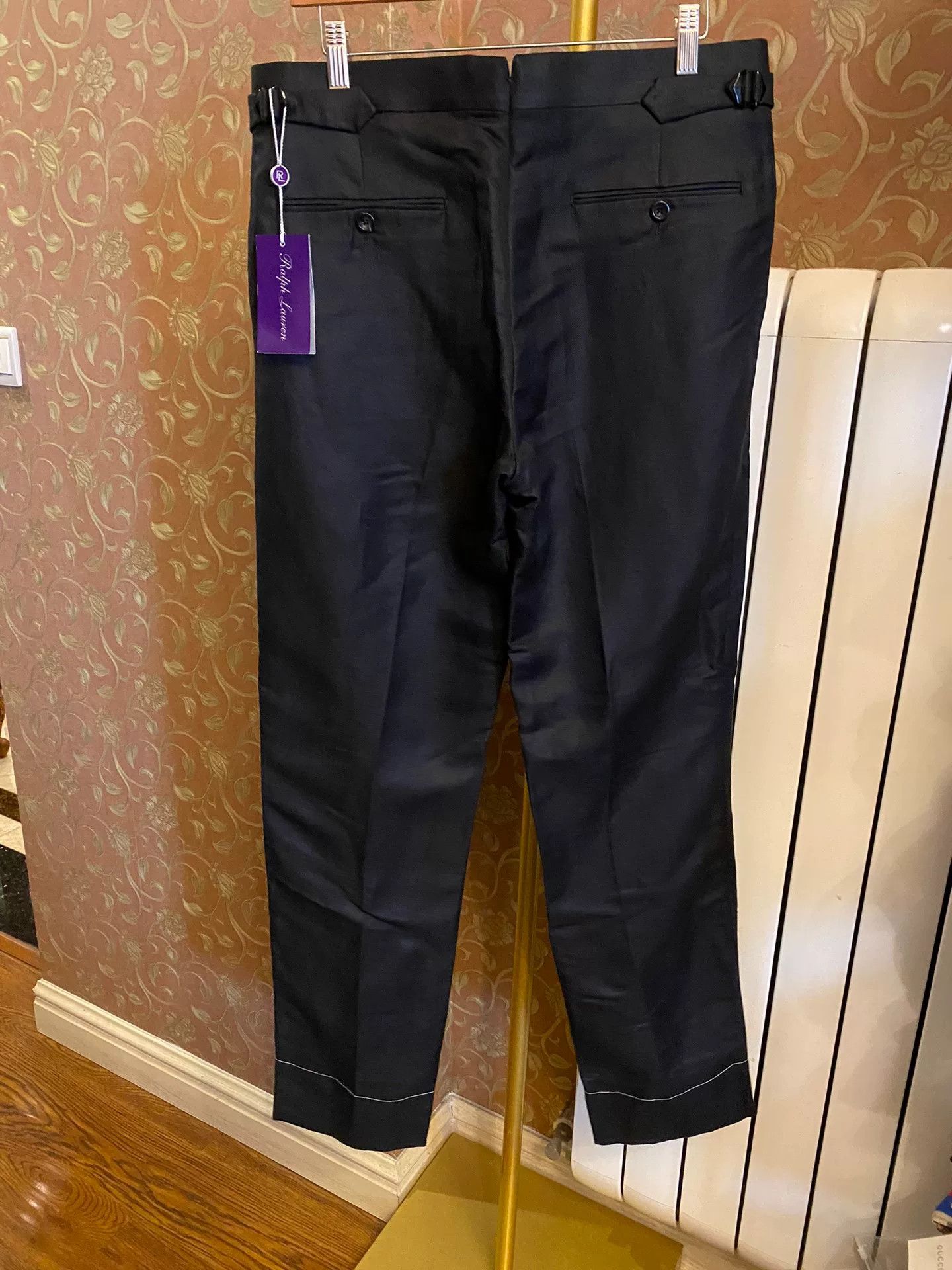 Ralph Lauren Purple Label Ralph Lauren Purple Label Linen Silk Trousers Size US 32 / EU 48 - 6 Thumbnail