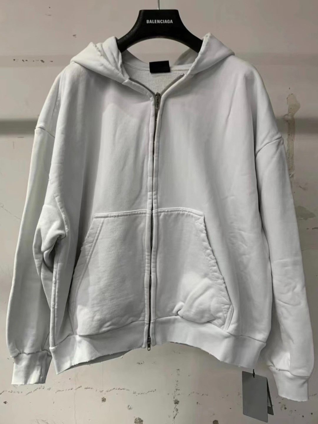 Balenciaga Balenciaga Reverse Logo Zip Hoodie Size US M / EU 48-50 / 2 - 2 Thumbnail