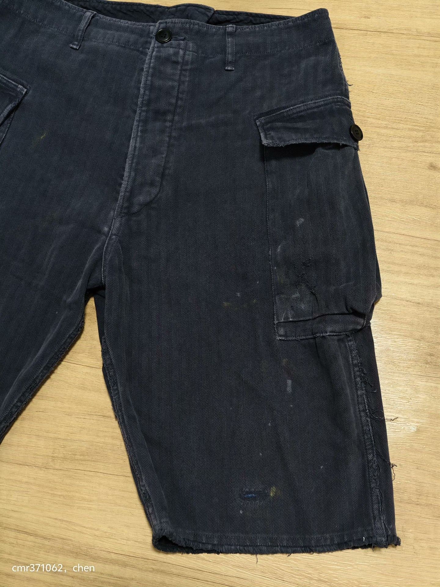 Visvim visvim 19AW Veterans Distressed Navy Shorts Size US 26 / EU 42 - 2 Thumbnail