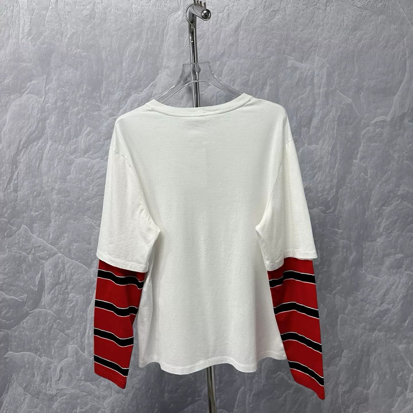 Celine Celine Print Stripe Layered Long-Sleeve Top Size US L / EU 52-54 / 3 - 4 Thumbnail