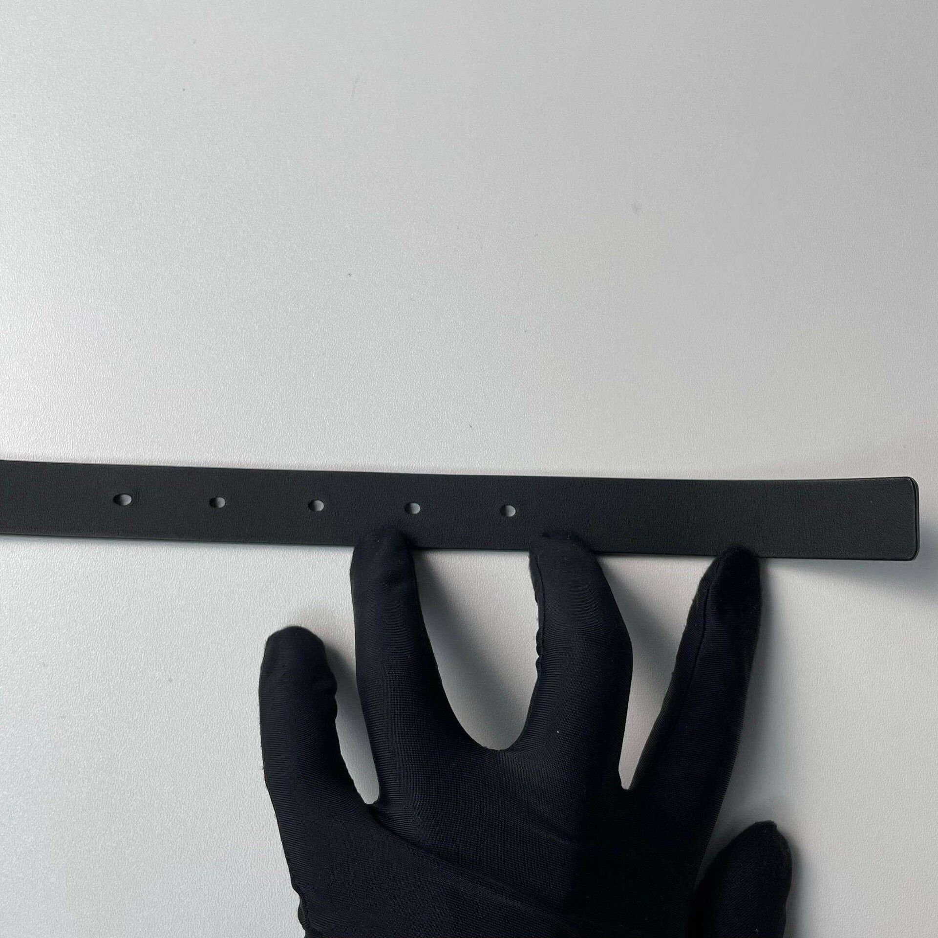 Dior Dior Black Saddle Buckle Matte Leather Belt Size ONE SIZE - 3 Thumbnail