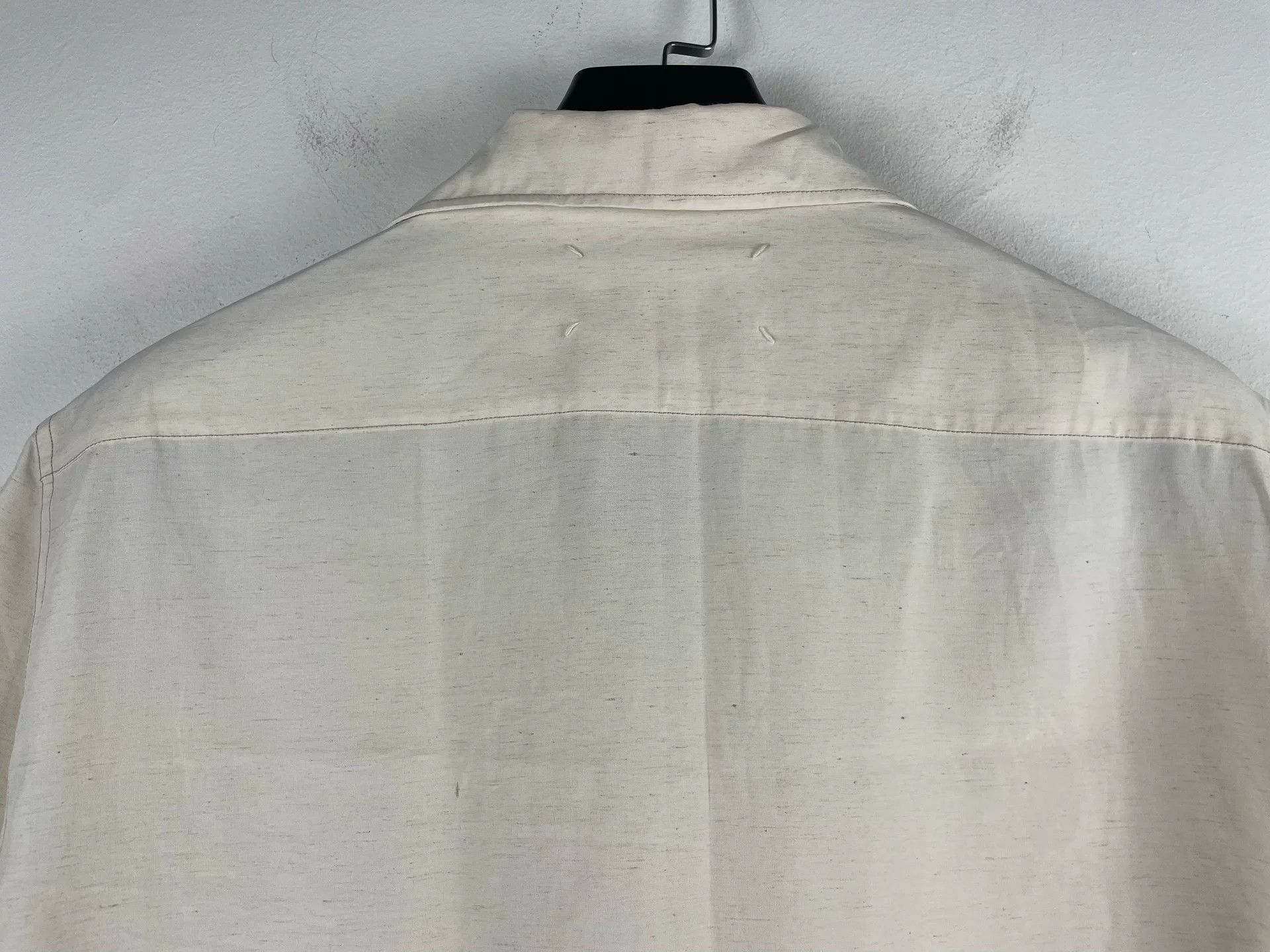 Maison Margiela Maison Margiela White Short-Sleeve Button-Up Size US M / EU 48-50 / 2 - 4 Thumbnail