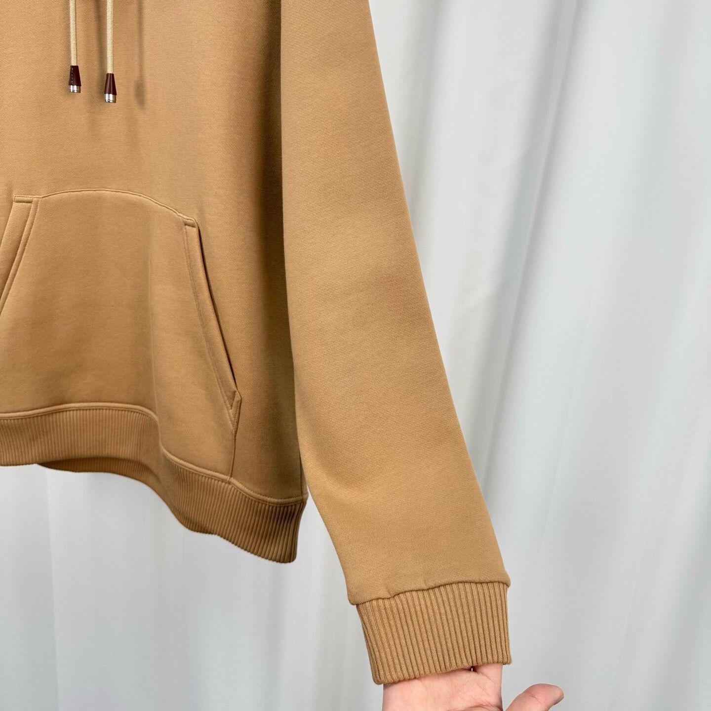 Burberry Burberry Camel Check Drawstring Hoodie Size US S / EU 44-46 / 1 - 4 Thumbnail