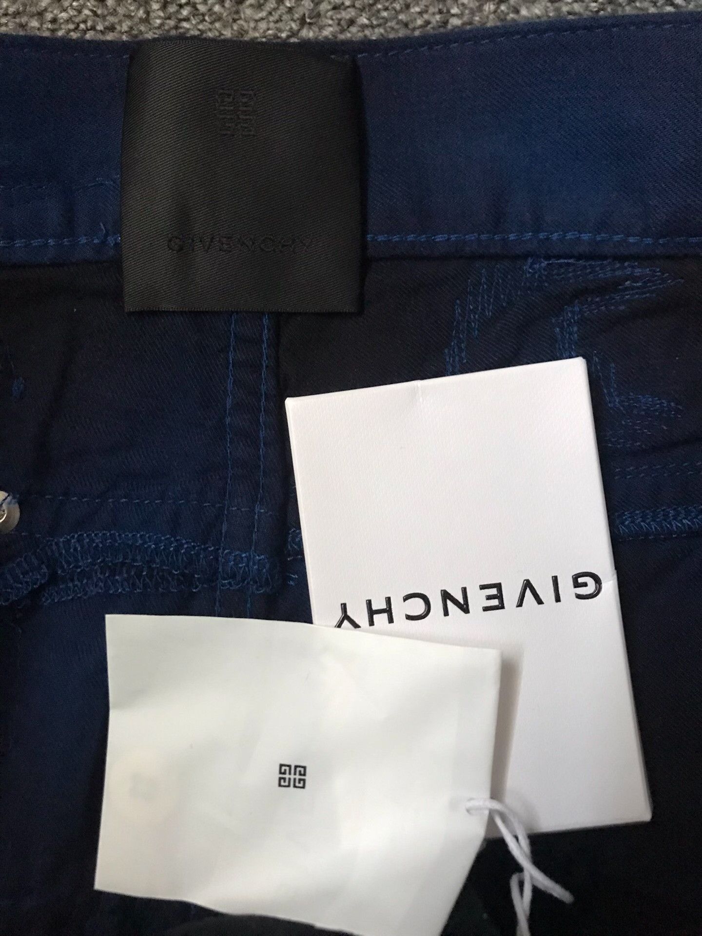 Givenchy Givenchy Blue Black Plaid Casual Pants Size US 36 / EU 52 - 5 Thumbnail