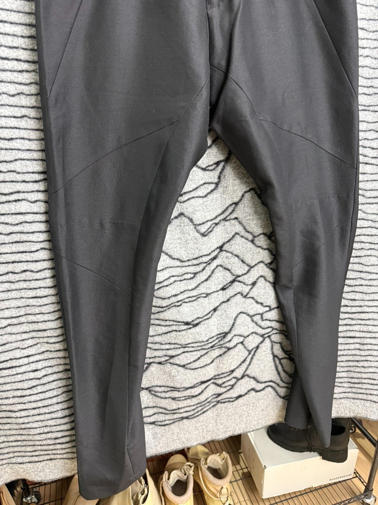Julius Julius 14AW Deconstructed Silk Wool Trousers Size US 35 - 3 Thumbnail