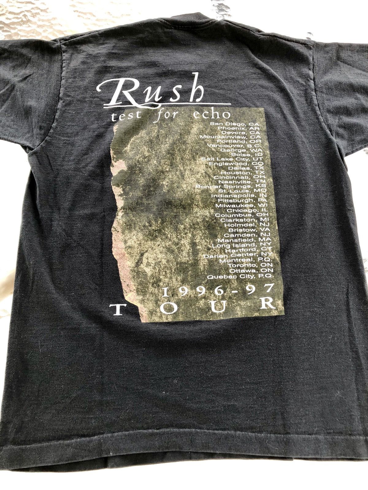 Vintage Vintage Rush 97’-98’ (test for echo) tour shirt Size US L / EU 52-54 / 3 - 2 Thumbnail