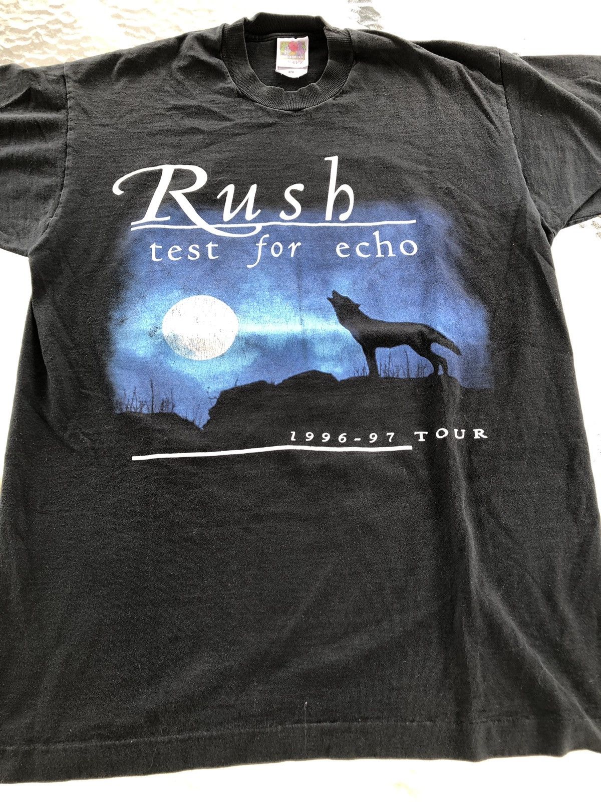 Vintage Vintage Rush 97’-98’ (test for echo) tour shirt Size US L / EU 52-54 / 3 - 1 Thumbnail