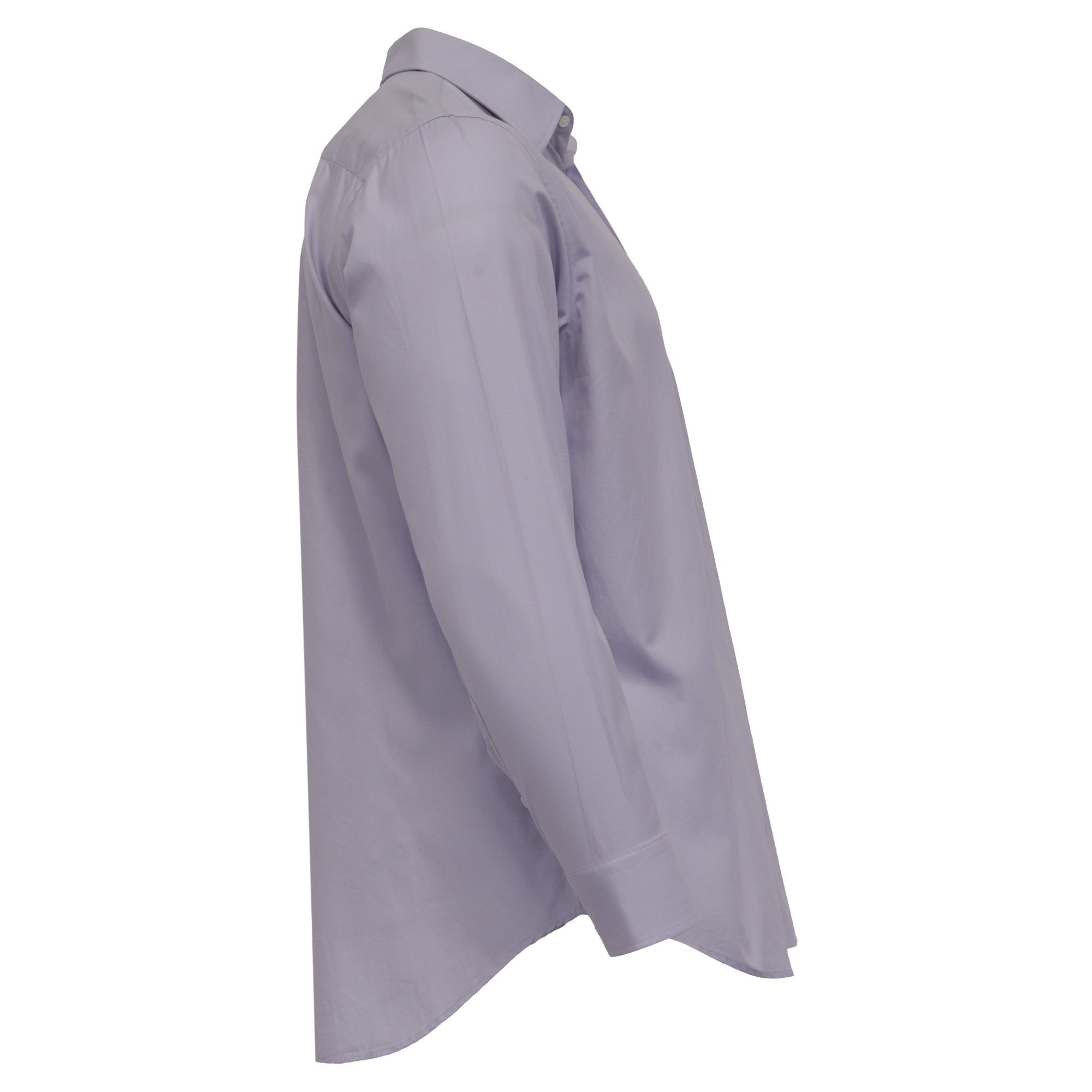 Armani Armani Collezioni Button Down Shirt in Purple Cotton Size US M / EU 48-50 / 2 - 3 Thumbnail