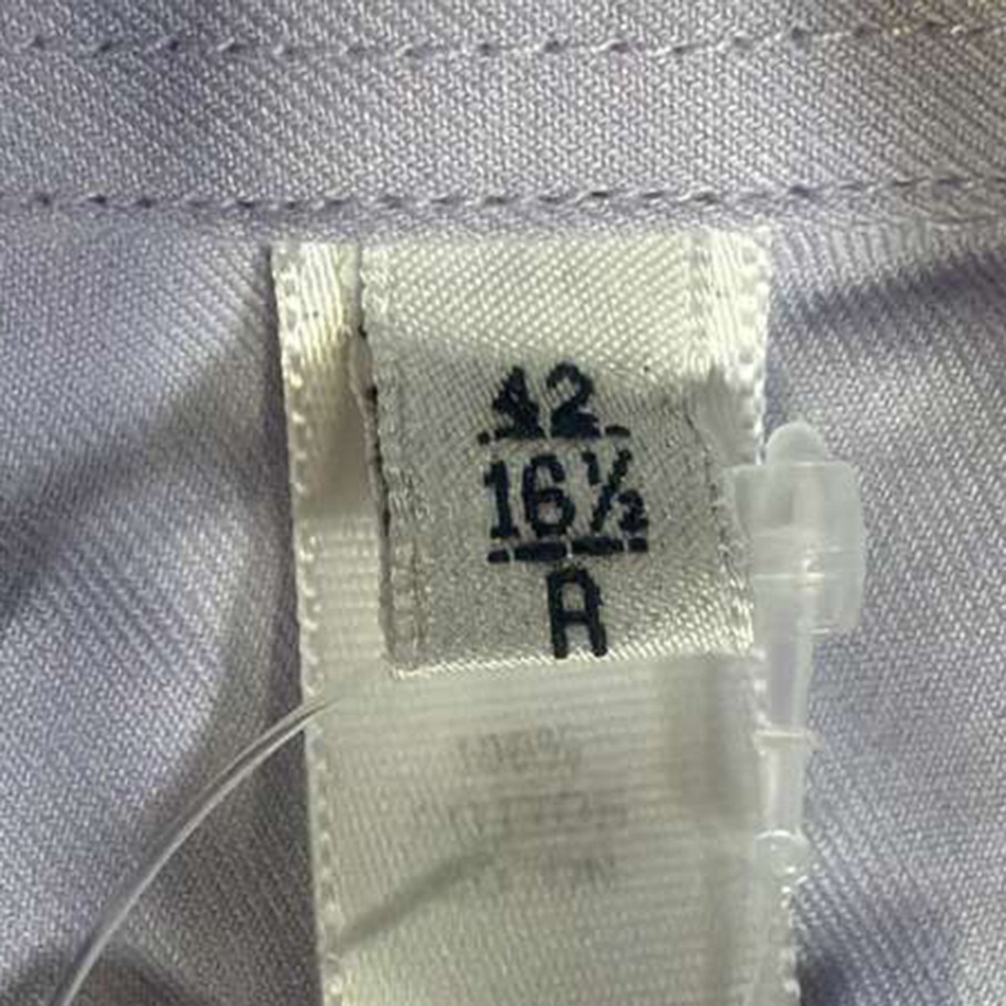 Armani Armani Collezioni Button Down Shirt in Purple Cotton Size US M / EU 48-50 / 2 - 6 Thumbnail